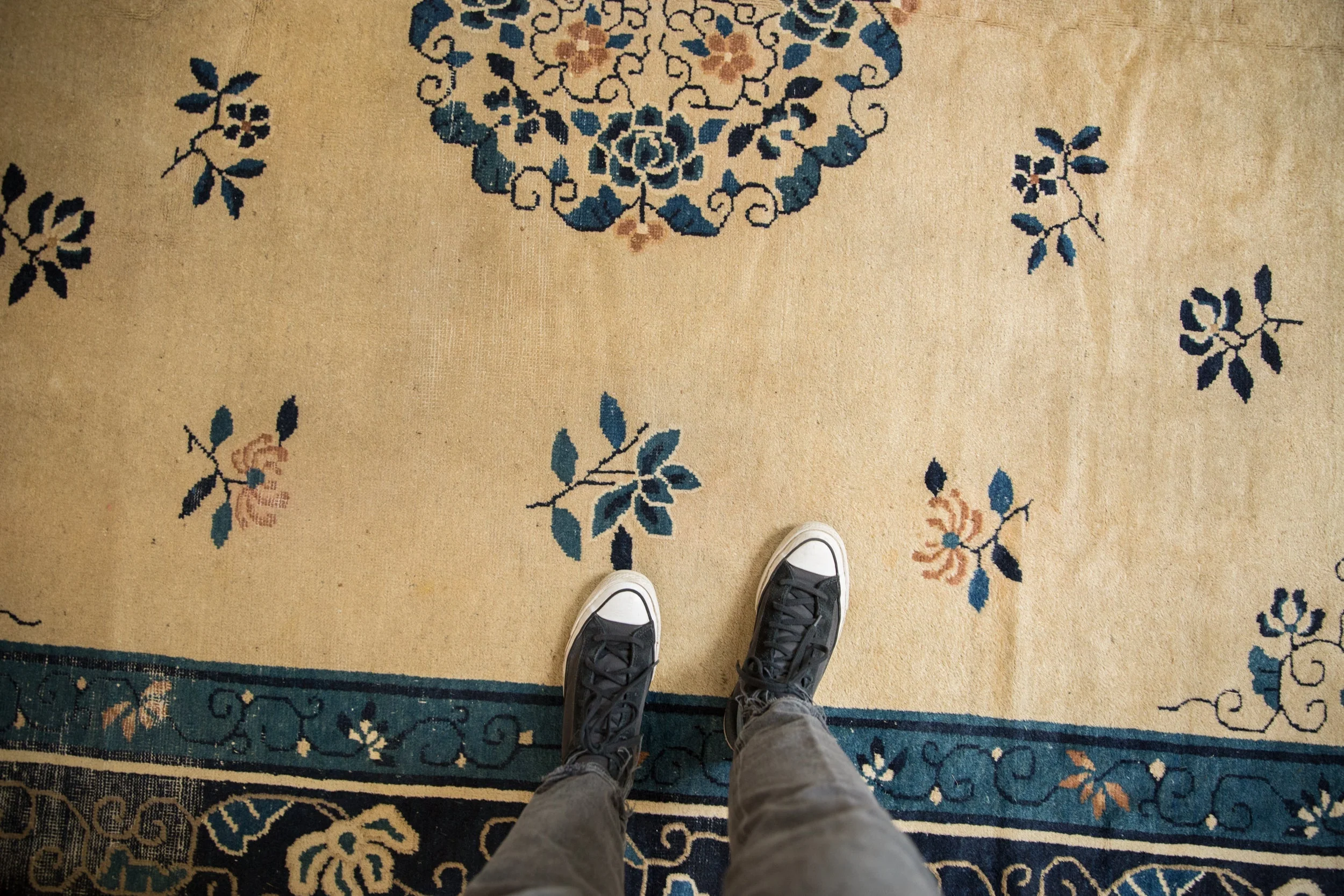 8x10 Antique Peking Carpet - Image 2