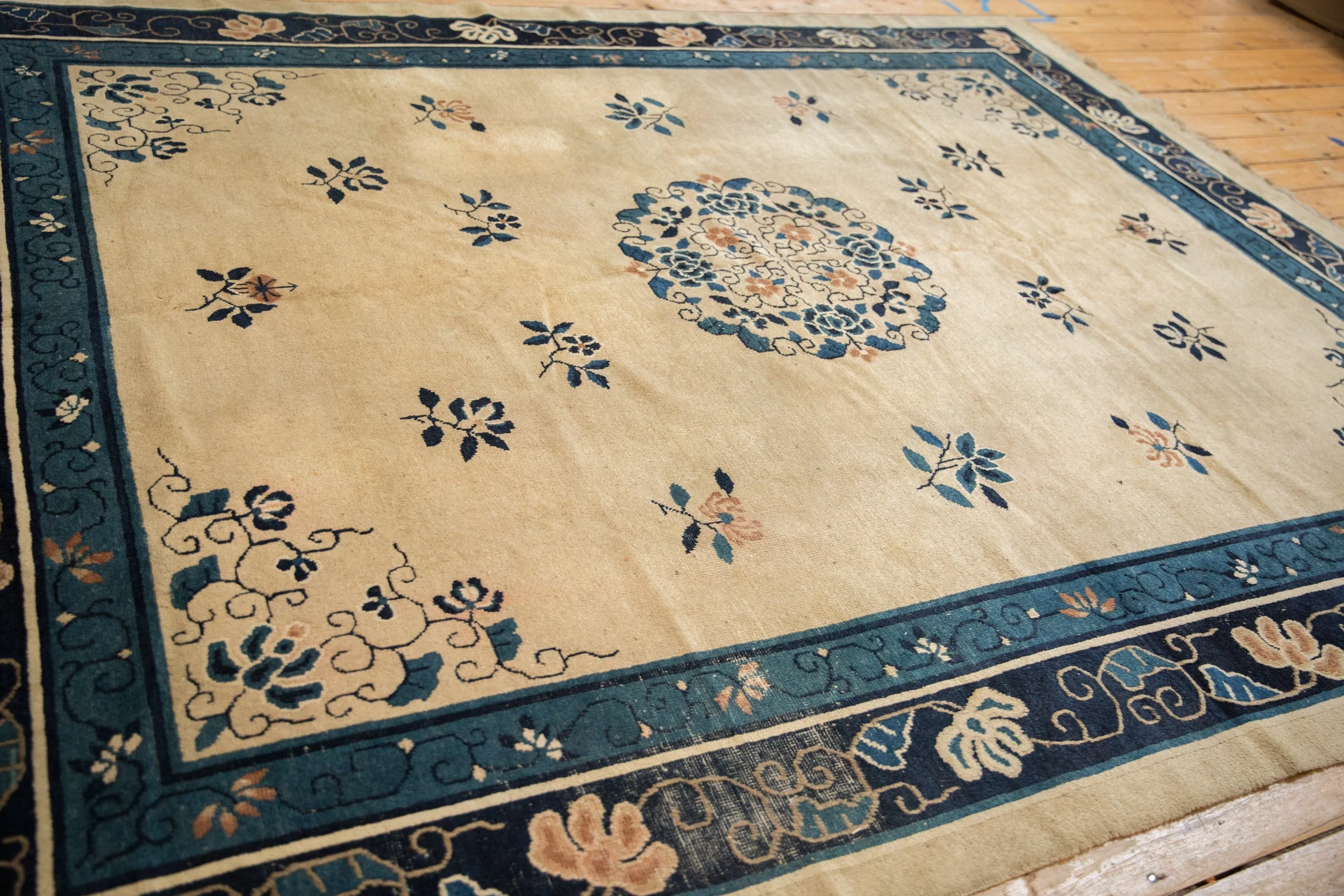 8x10 Antique Peking Carpet - Image 9