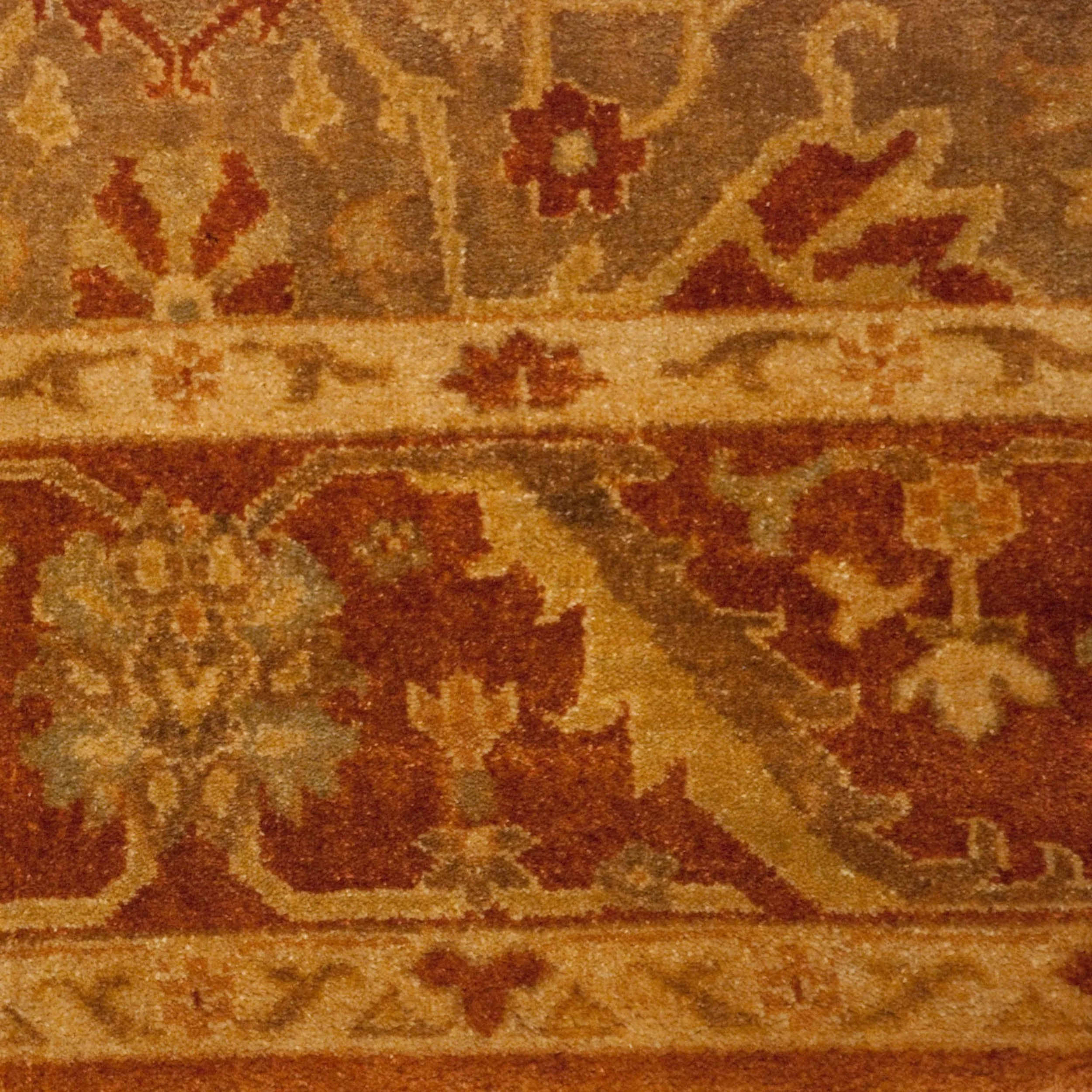8x10 New Gold Wash Indian Oushak Design Carpet - Image 4