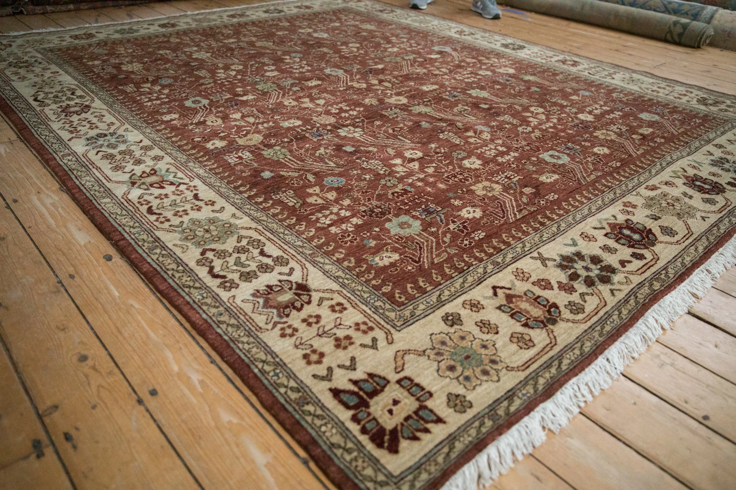 8x10 Vintage Armenian Hamadan Design Carpet - Image 4