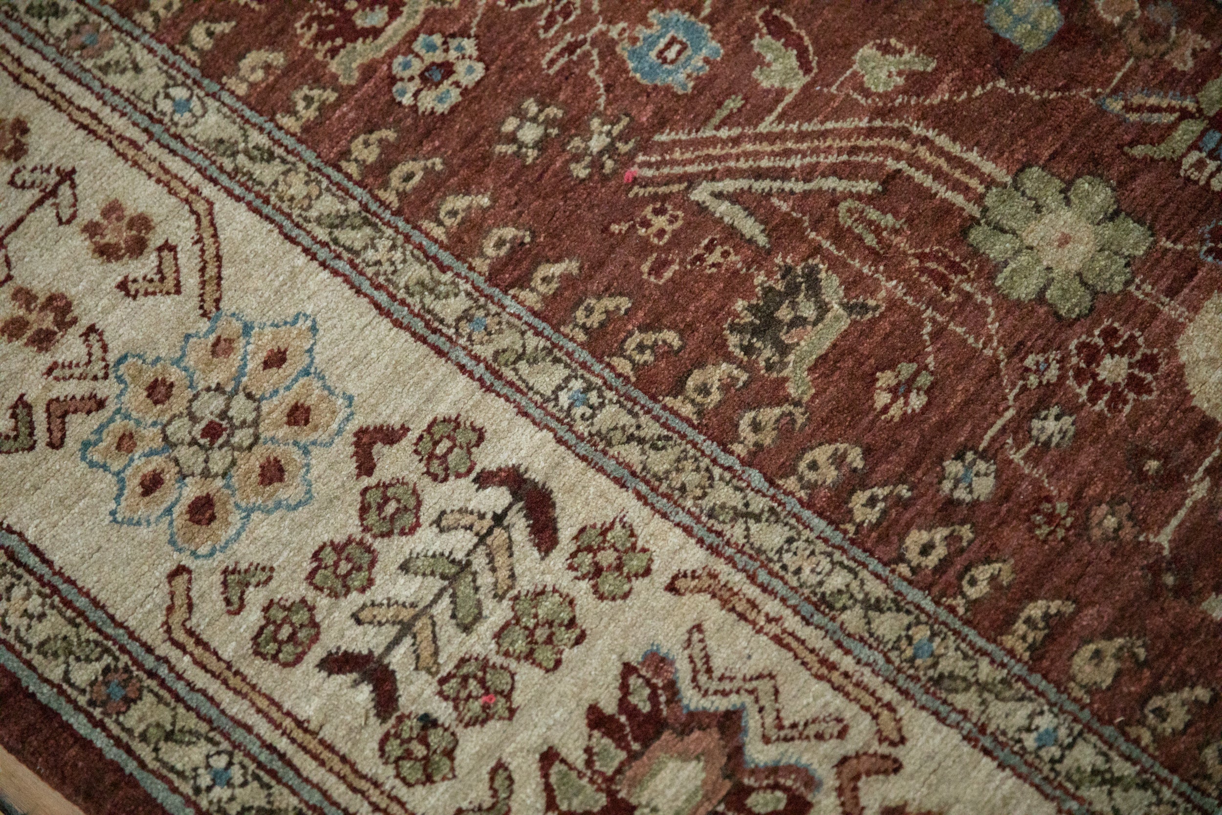 8x10 Vintage Armenian Hamadan Design Carpet - Image 6