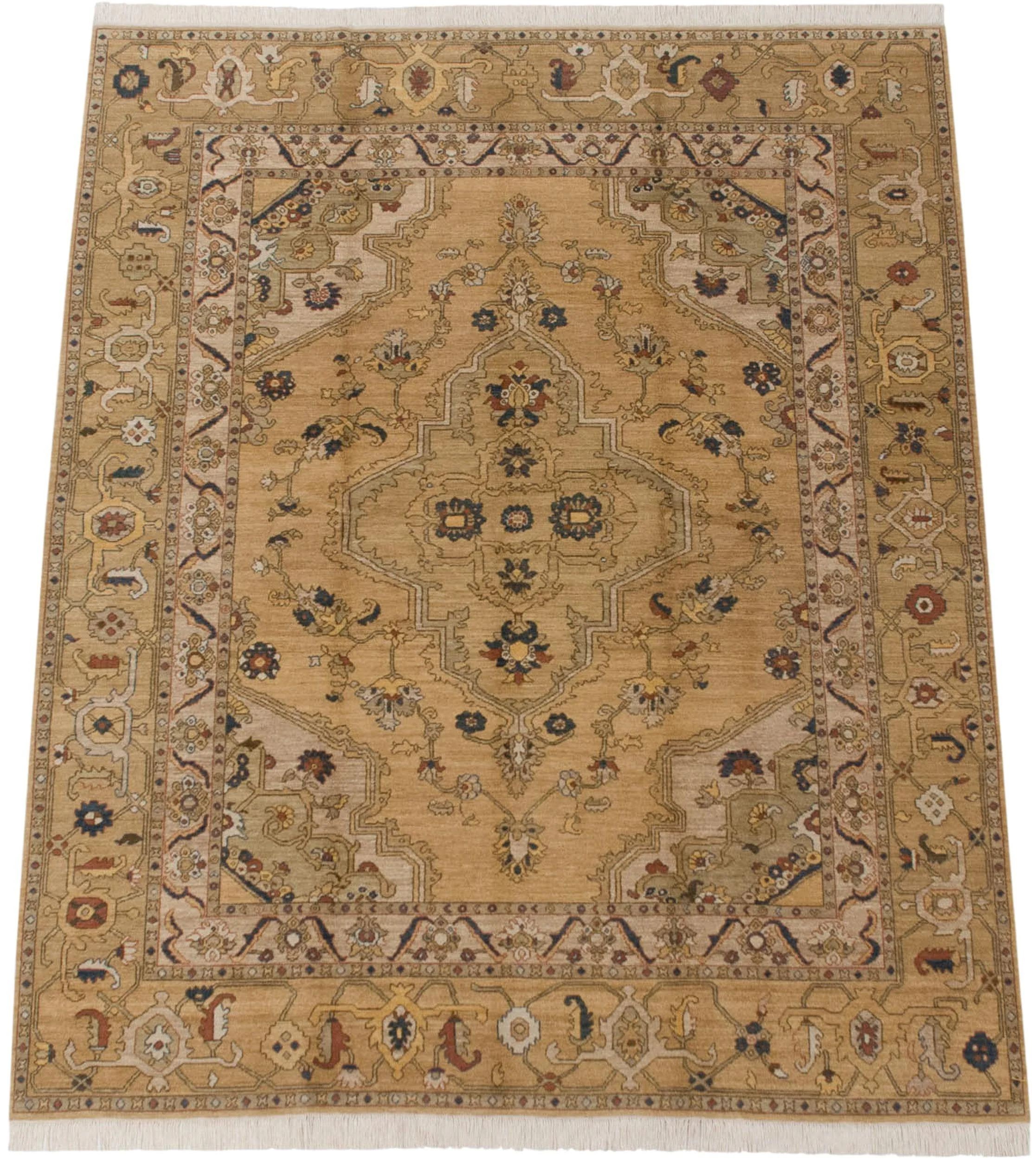 8x10 Vintage Armenian Heriz Design Carpet - Image 2