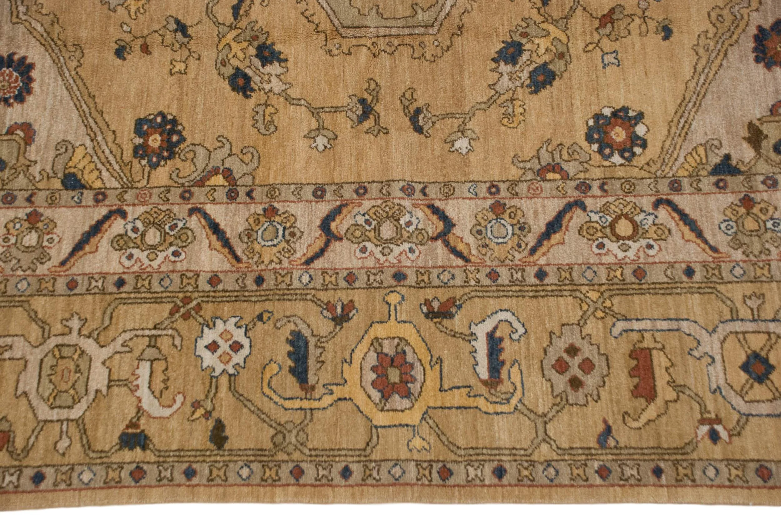 8x10 Vintage Armenian Heriz Design Carpet - Image 3