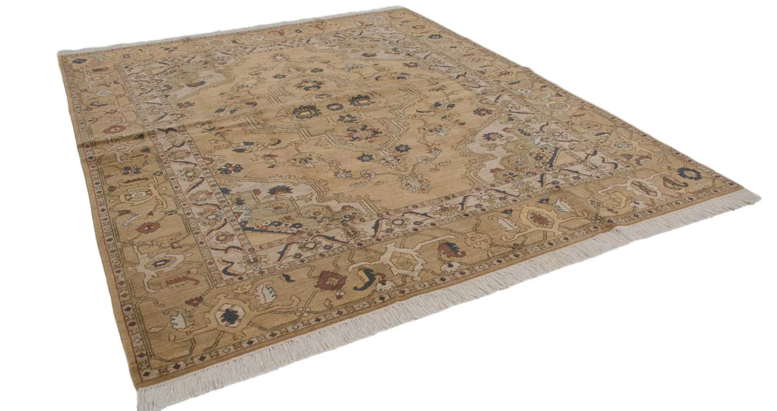 8x10 Vintage Armenian Heriz Design Carpet - Image 6