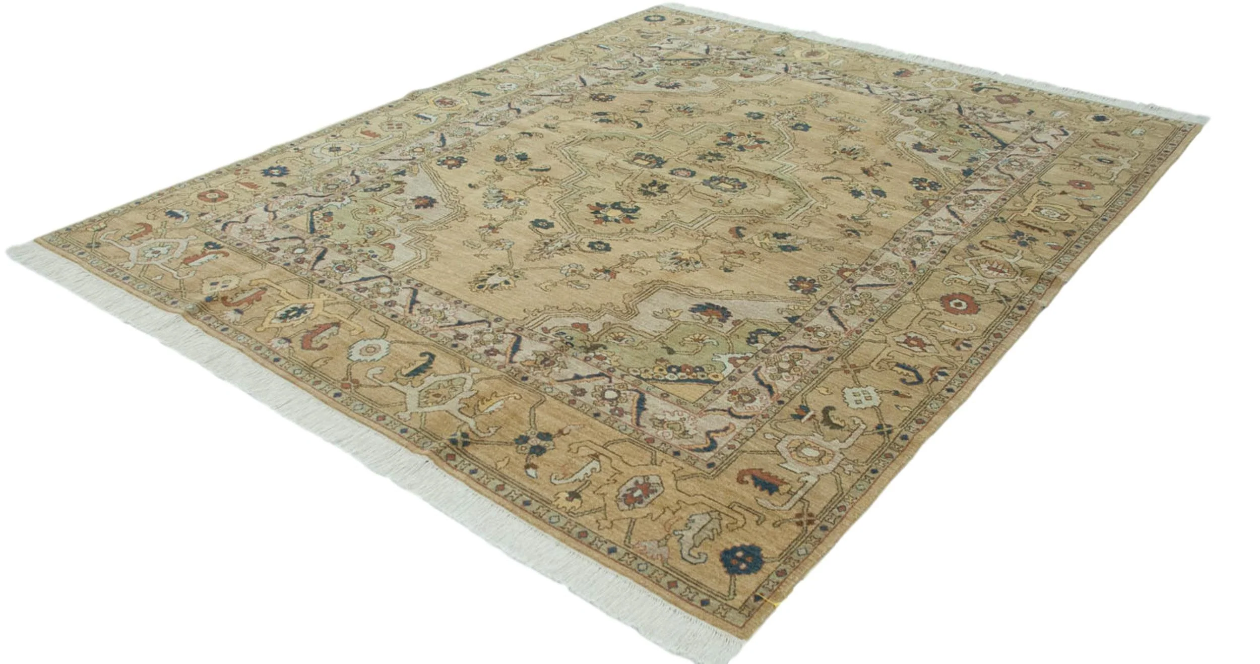 8x10 Vintage Armenian Heriz Design Carpet - Image 7
