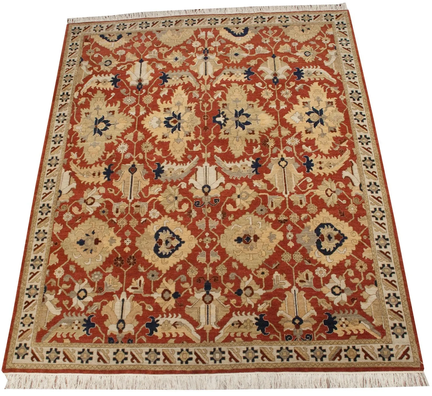 8x10 Vintage Armenian Sultanabad Design Carpet - Image 2