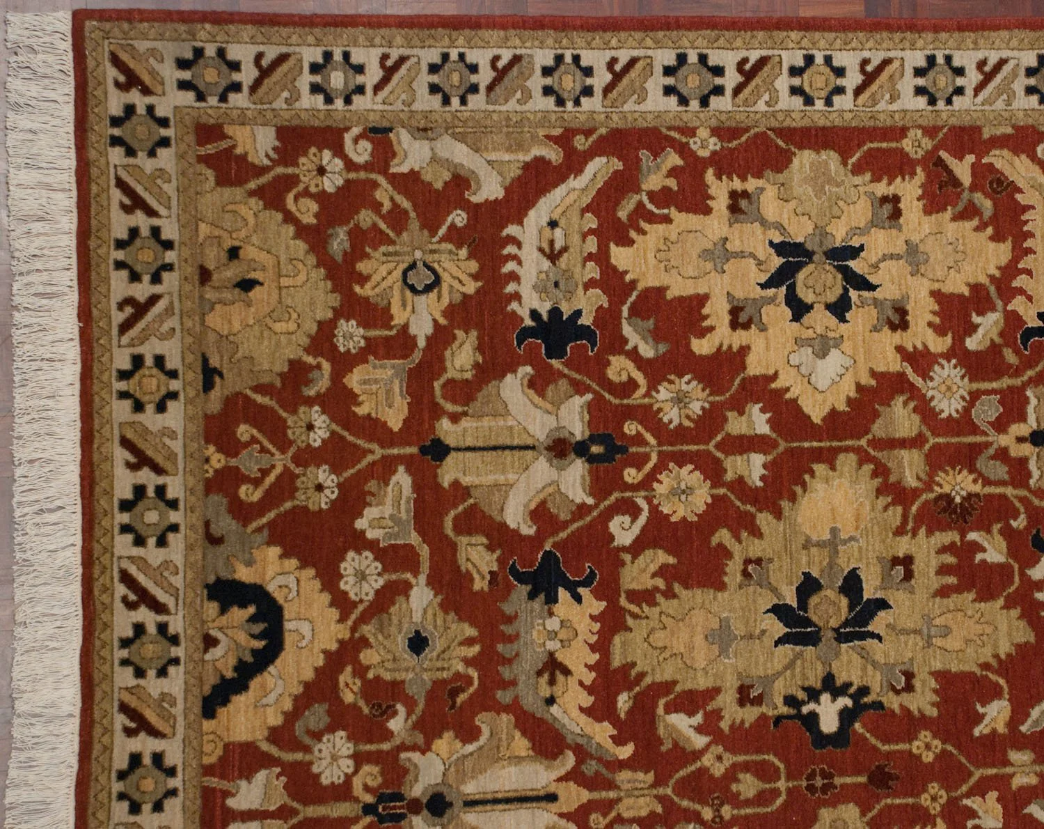 8x10 Vintage Armenian Sultanabad Design Carpet - Image 3