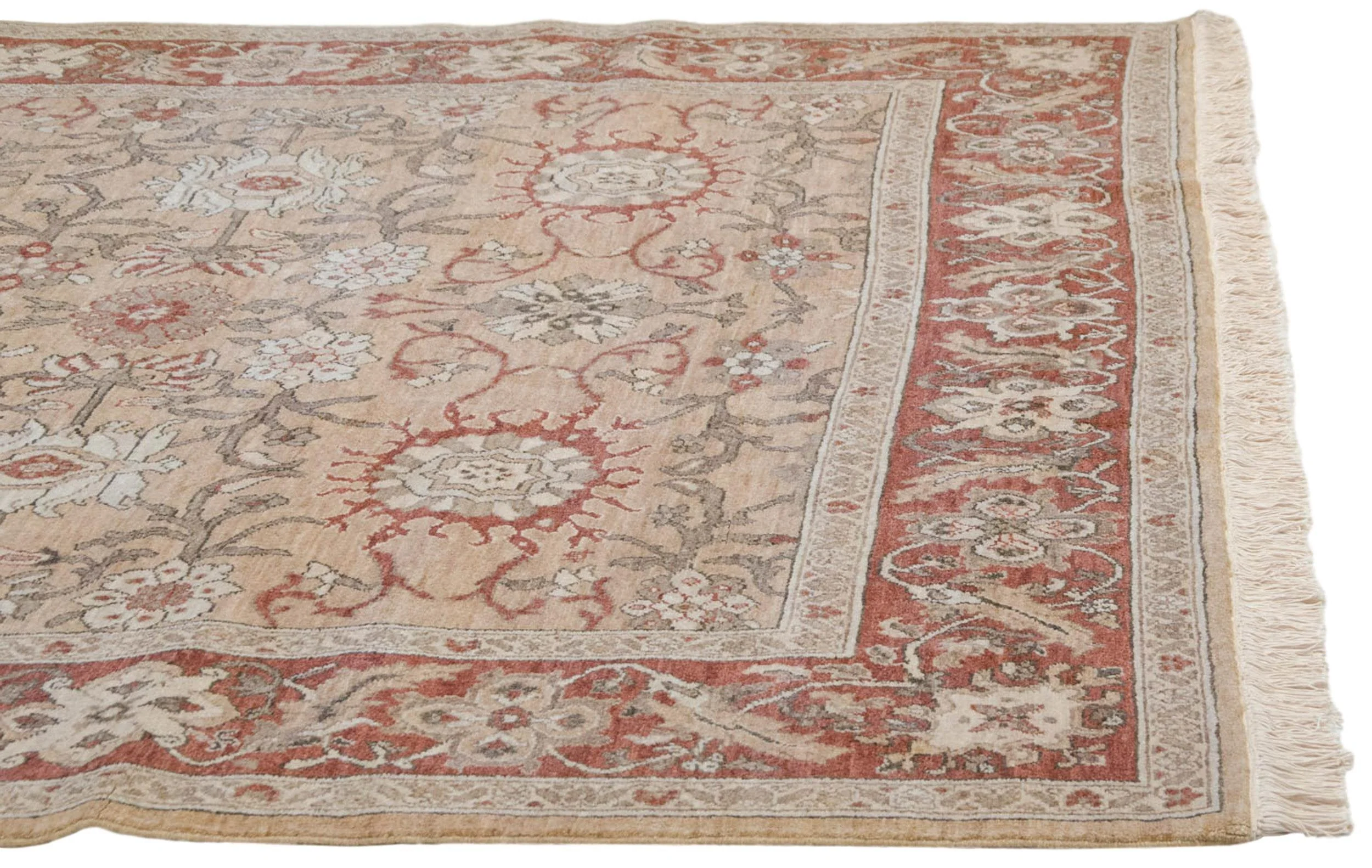 8x10 Vintage Armenian Sultanabad Design Carpet - Image 11