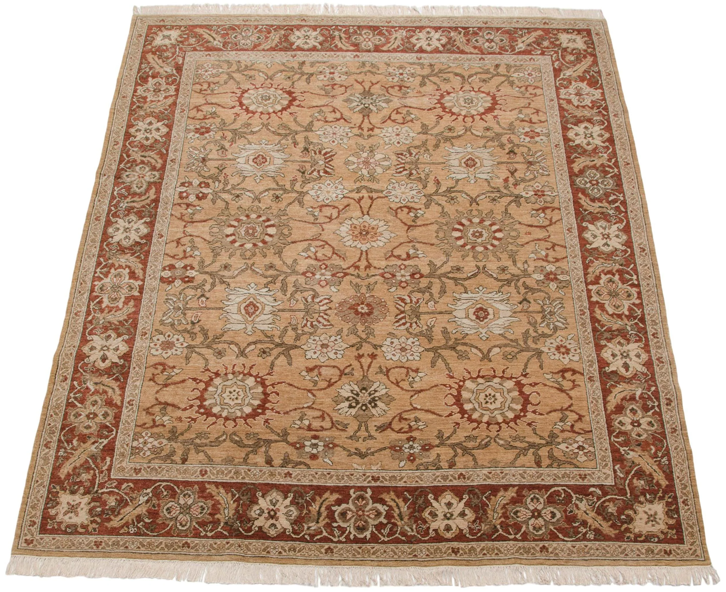 8x10 Vintage Armenian Sultanabad Design Carpet - Image 3