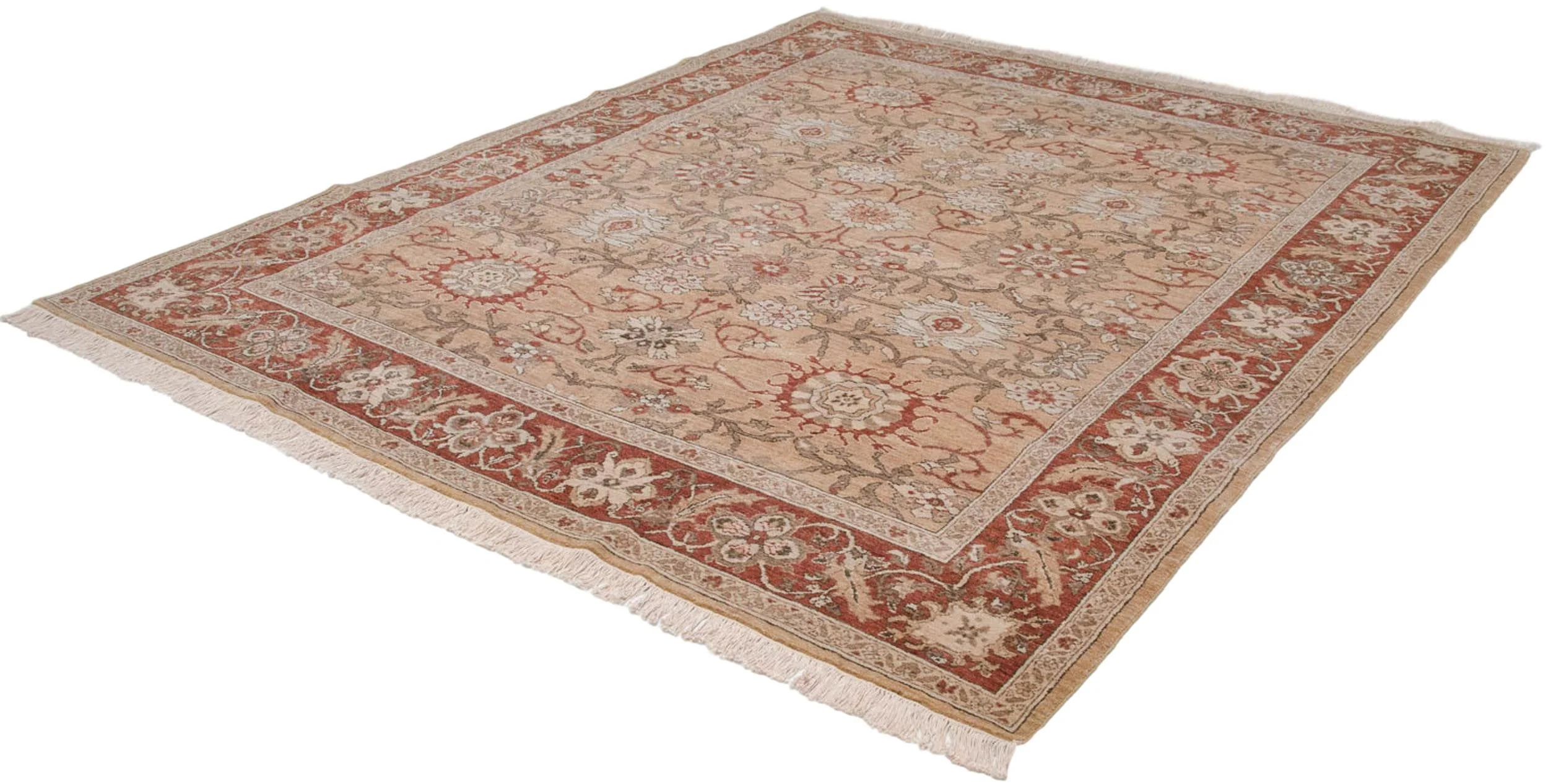 8x10 Vintage Armenian Sultanabad Design Carpet - Image 9