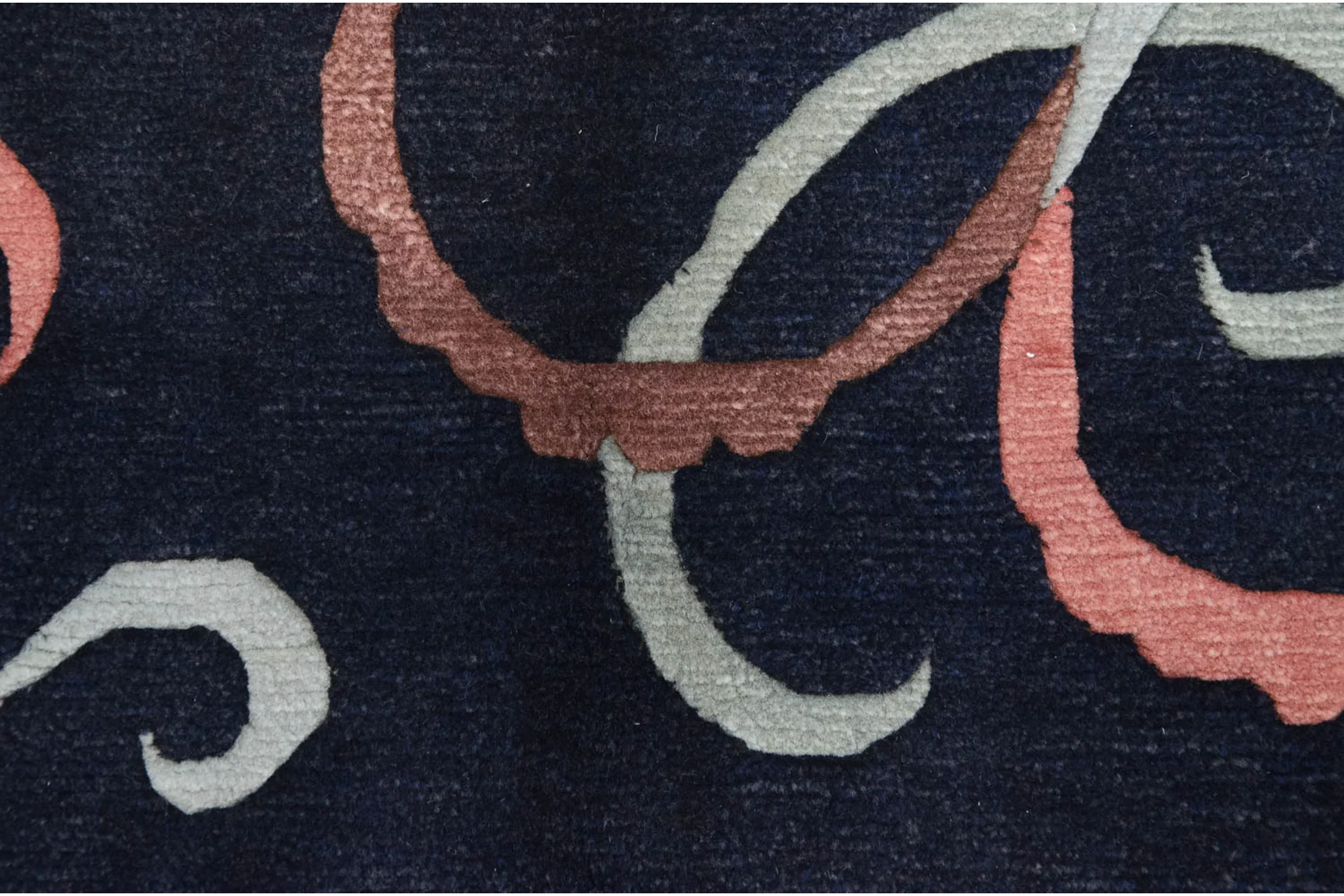 8x10 Vintage Contemporary Indian Peking Design Carpet - Image 9