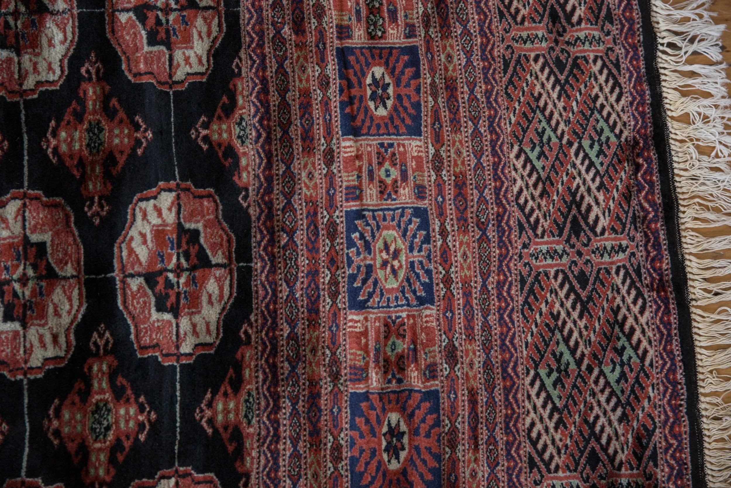 8x10 Vintage Fine Bokhara Carpet - Image 10