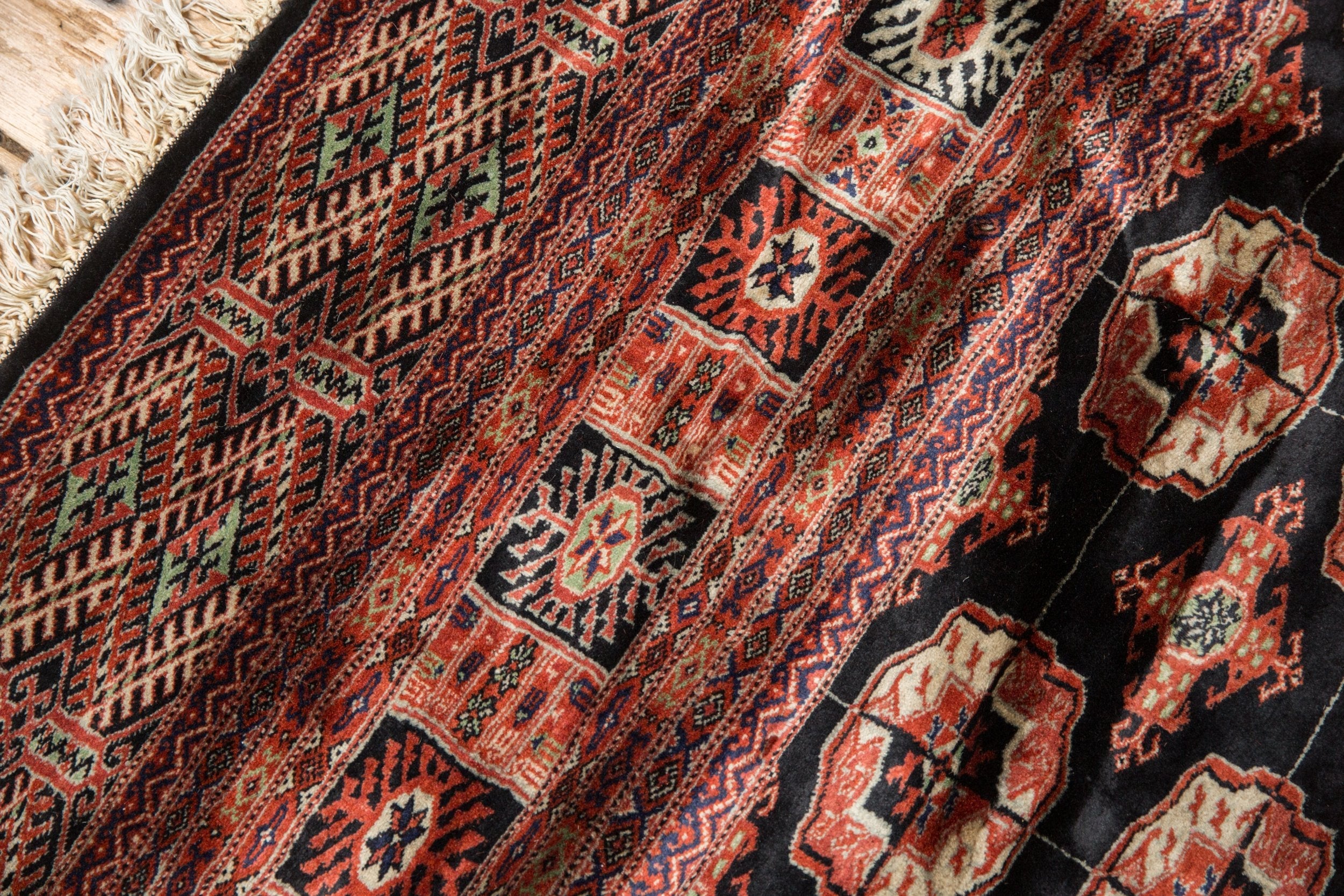 8x10 Vintage Fine Bokhara Carpet - Image 11