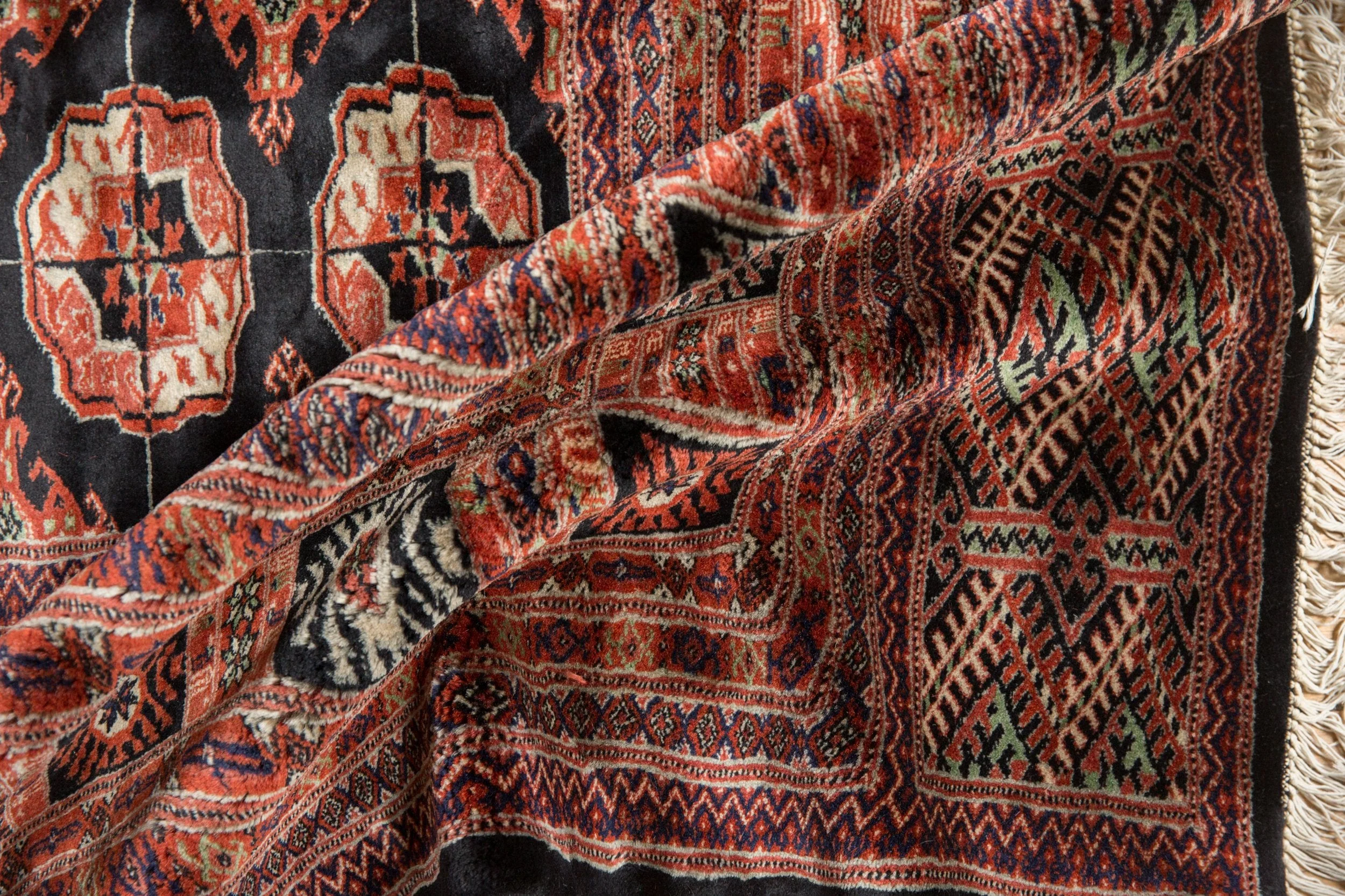 8x10 Vintage Fine Bokhara Carpet - Image 13
