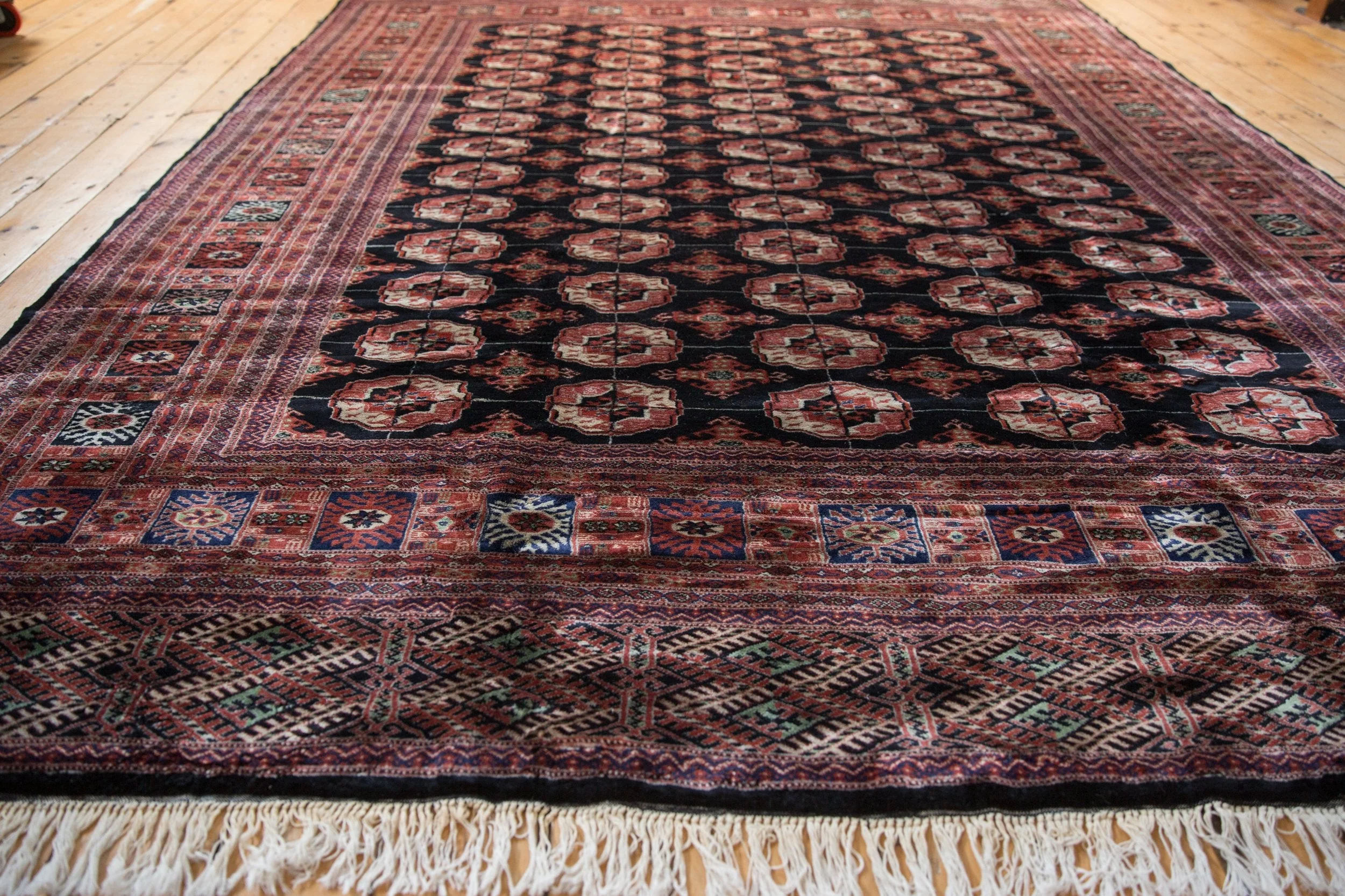 8x10 Vintage Fine Bokhara Carpet - Image 5