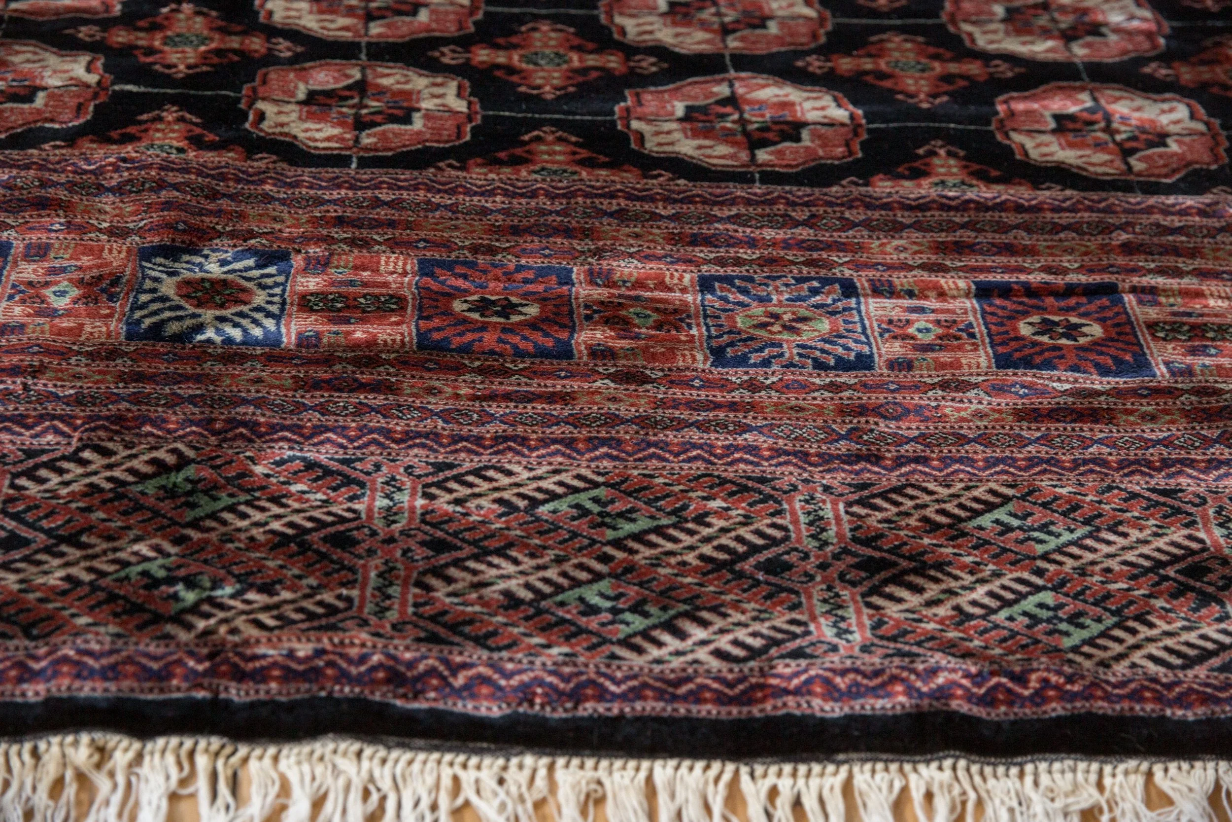 8x10 Vintage Fine Bokhara Carpet - Image 6