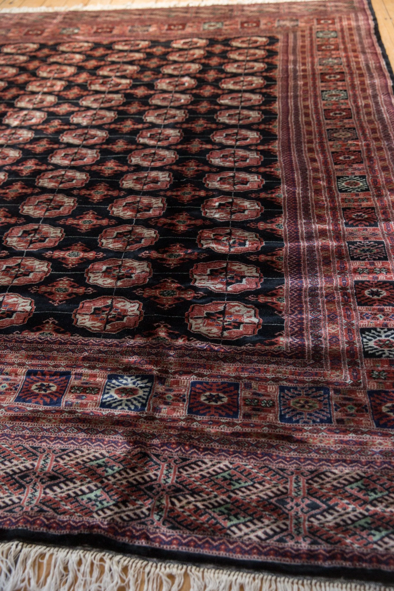 8x10 Vintage Fine Bokhara Carpet - Image 7