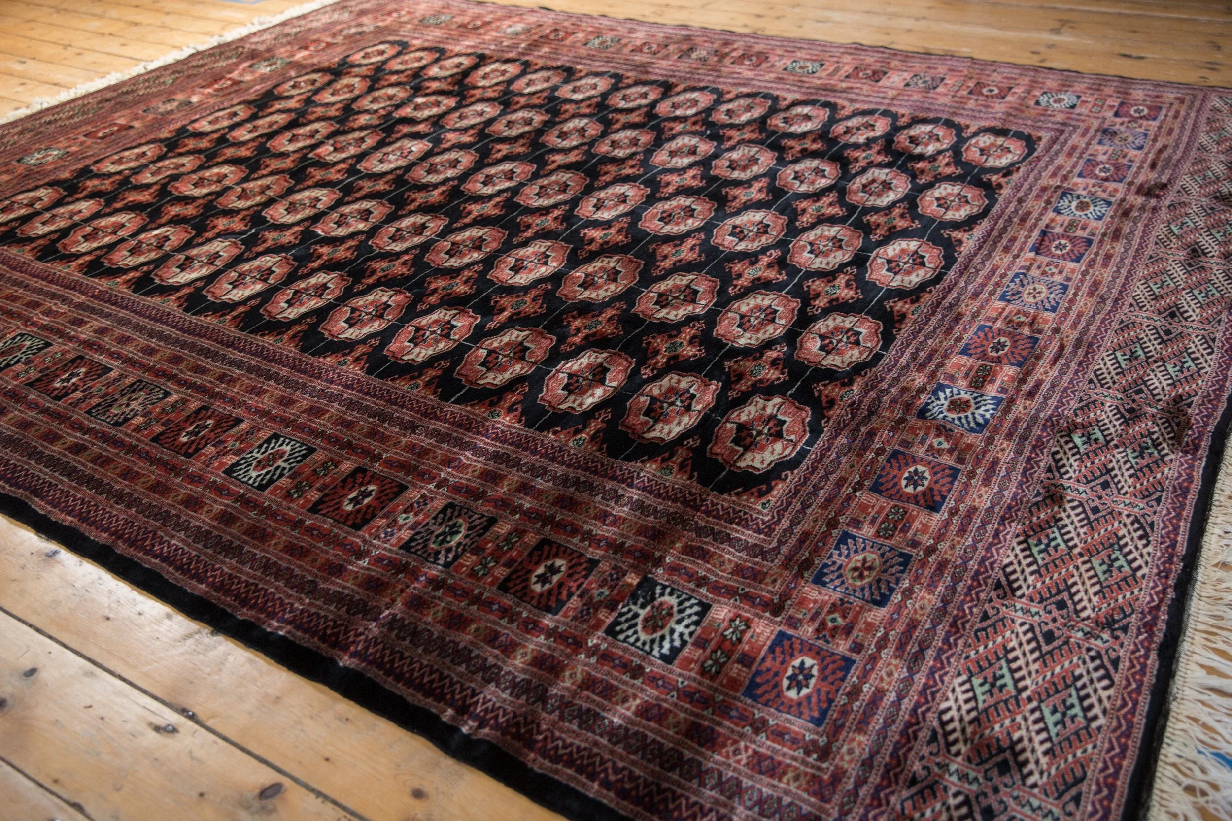 8x10 Vintage Fine Bokhara Carpet - Image 8