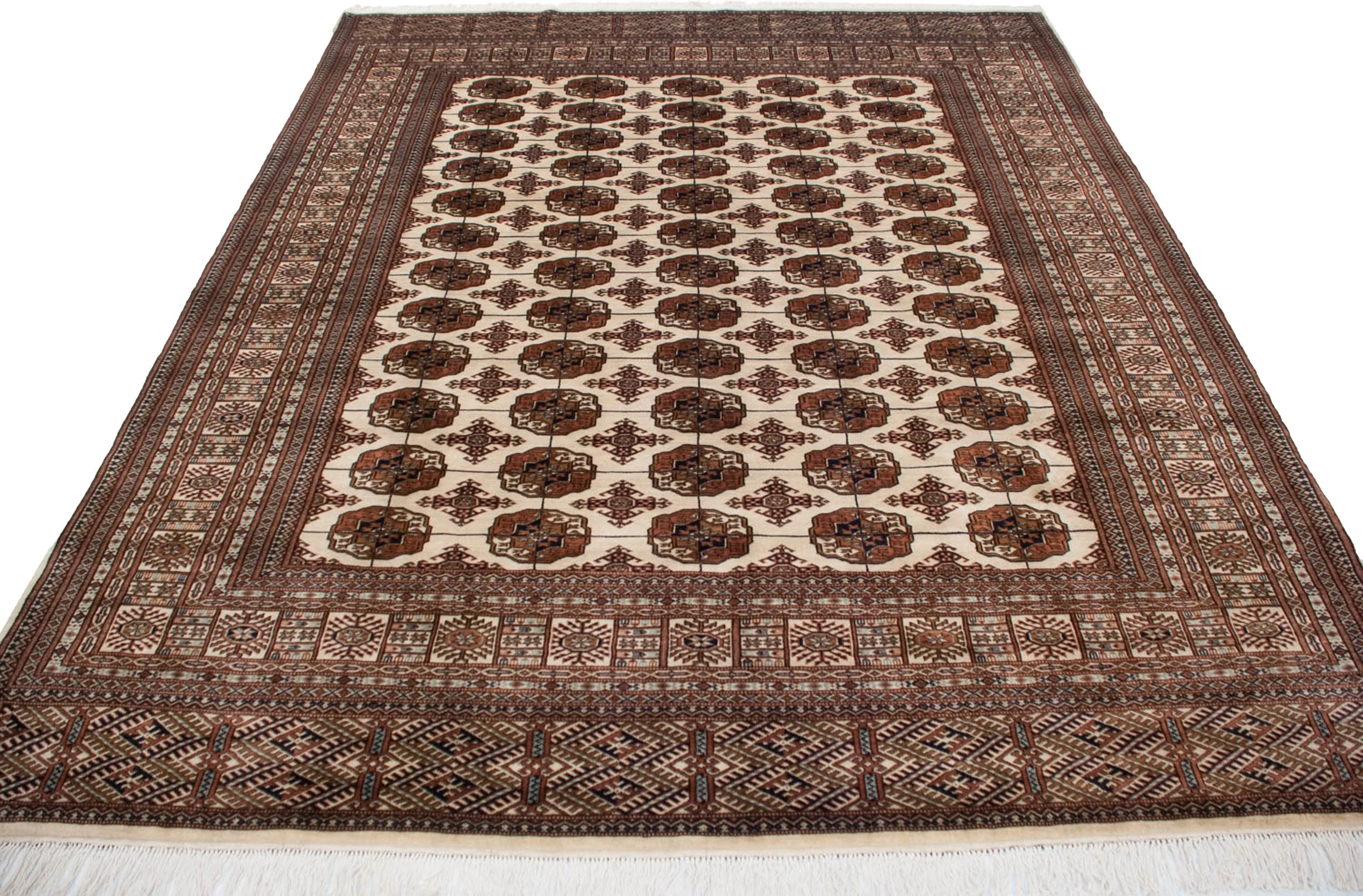 8x10 Vintage Fine Bokhara Carpet - Image 3