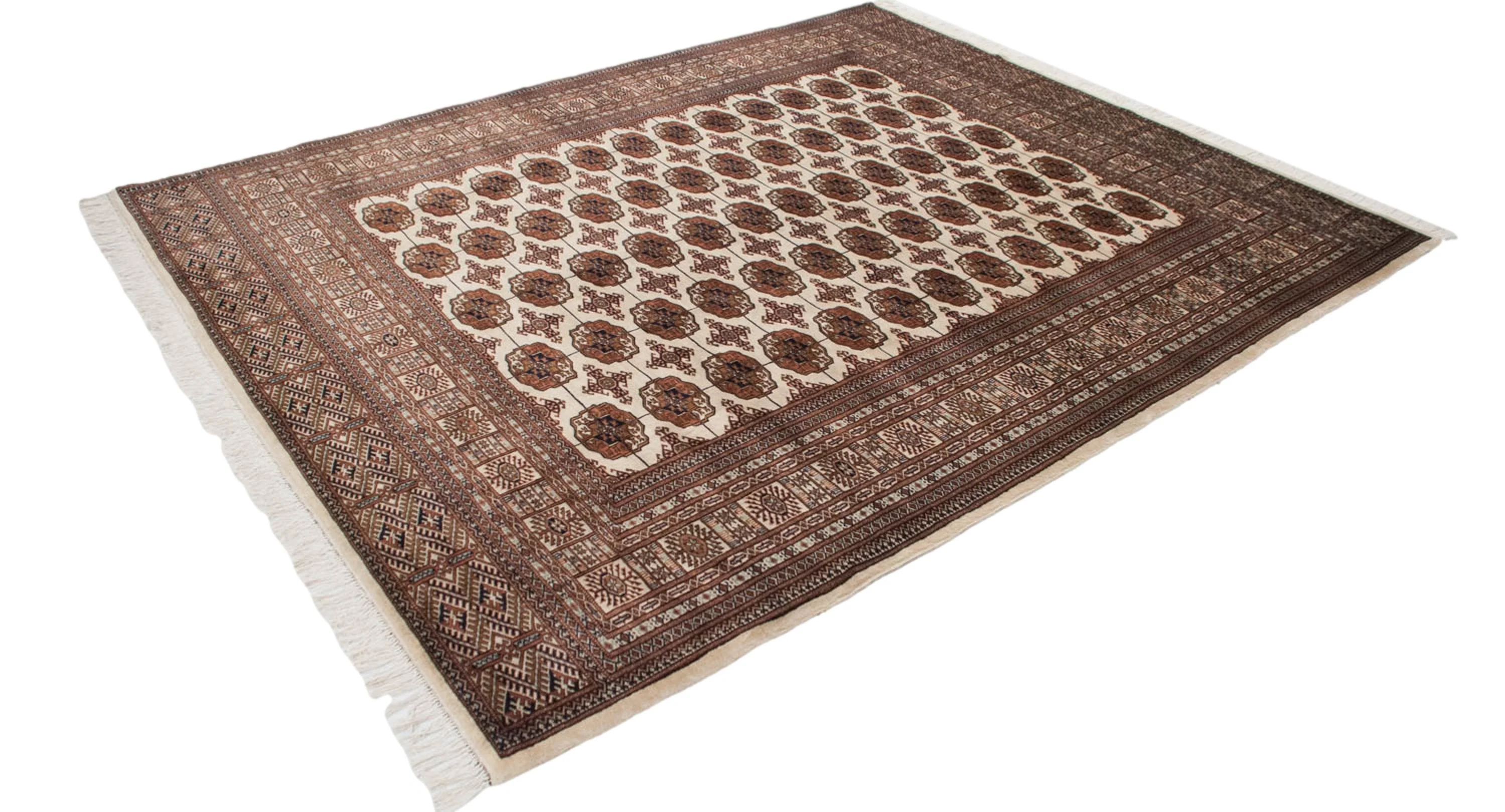 8x10 Vintage Fine Bokhara Carpet - Image 7
