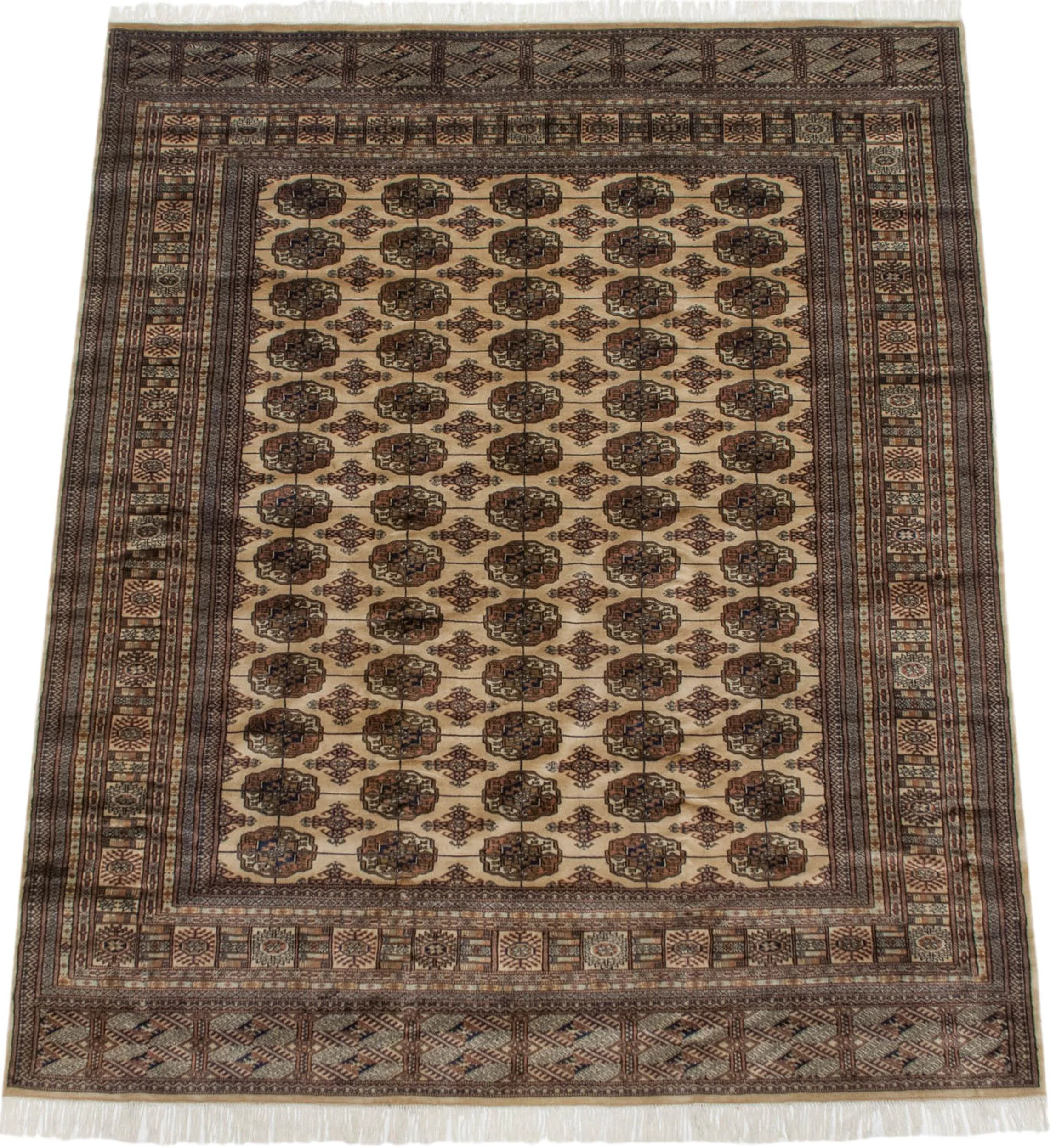 8x10 Vintage Fine Bokhara Carpet - Image 2
