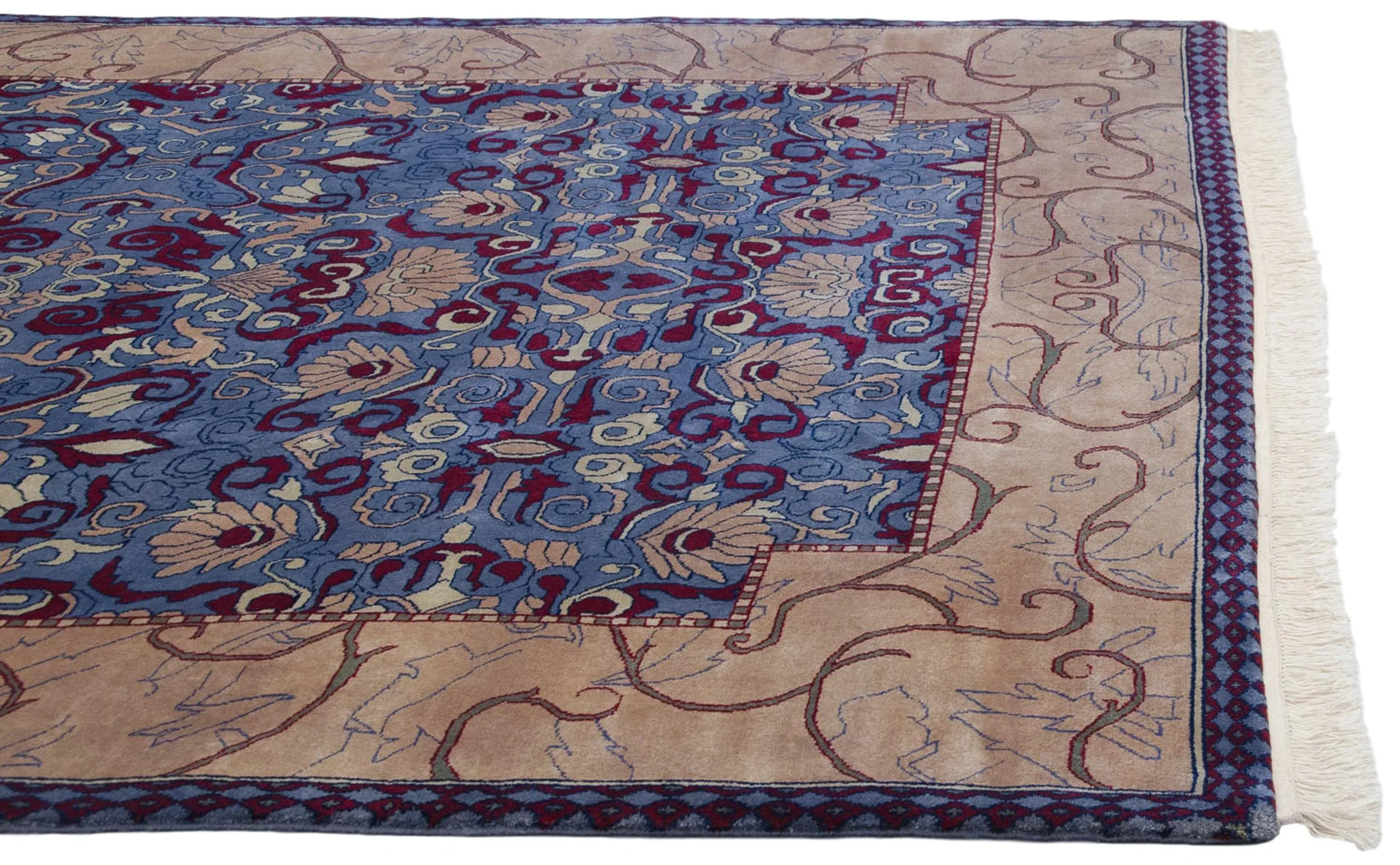 8x10 Vintage Indian Arts And Crafts Design Carpet - Image 11