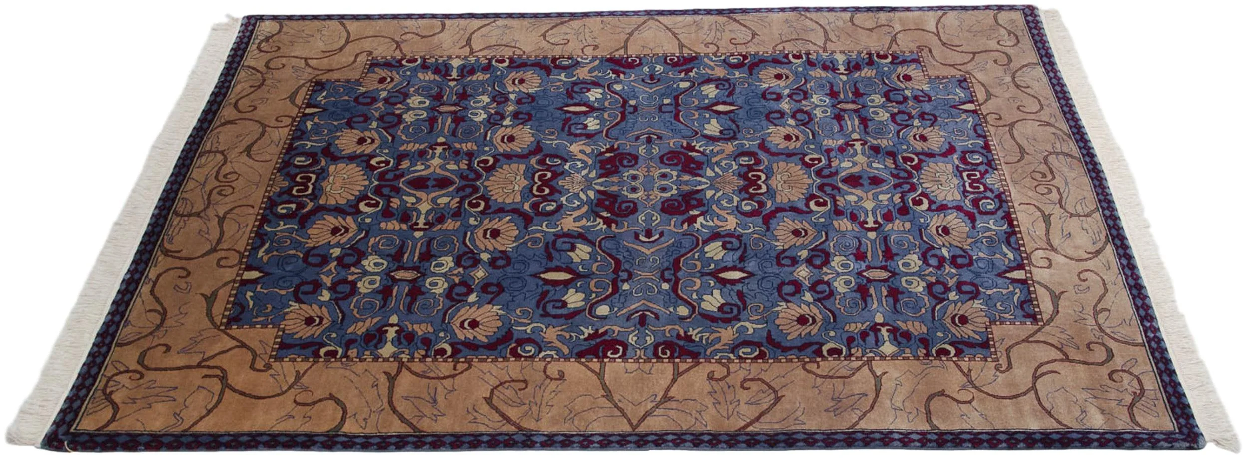 8x10 Vintage Indian Arts And Crafts Design Carpet - Image 2