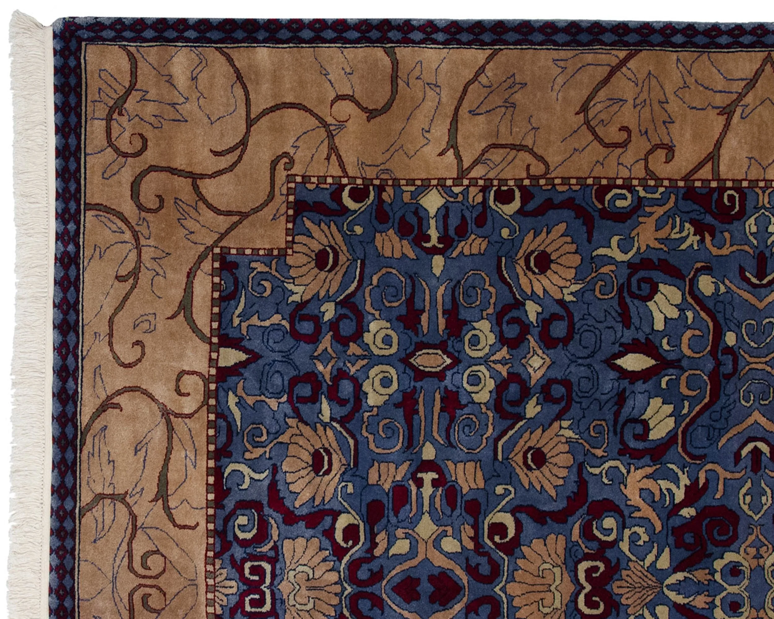 8x10 Vintage Indian Arts And Crafts Design Carpet - Image 5