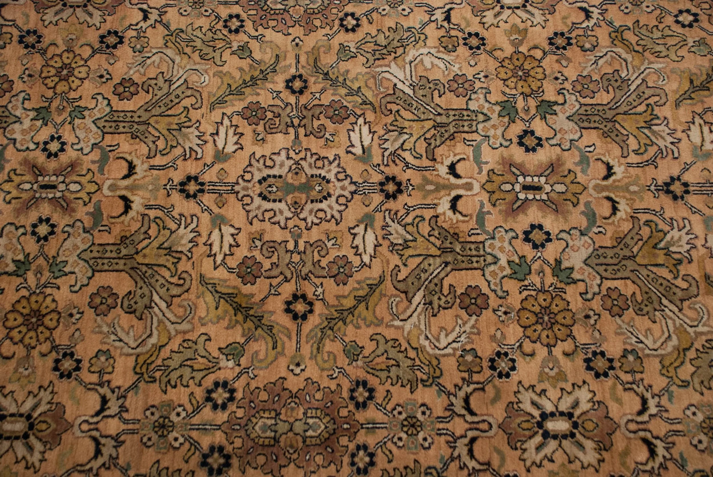 8x10 Vintage Indian Heriz Design Carpet - Image 5