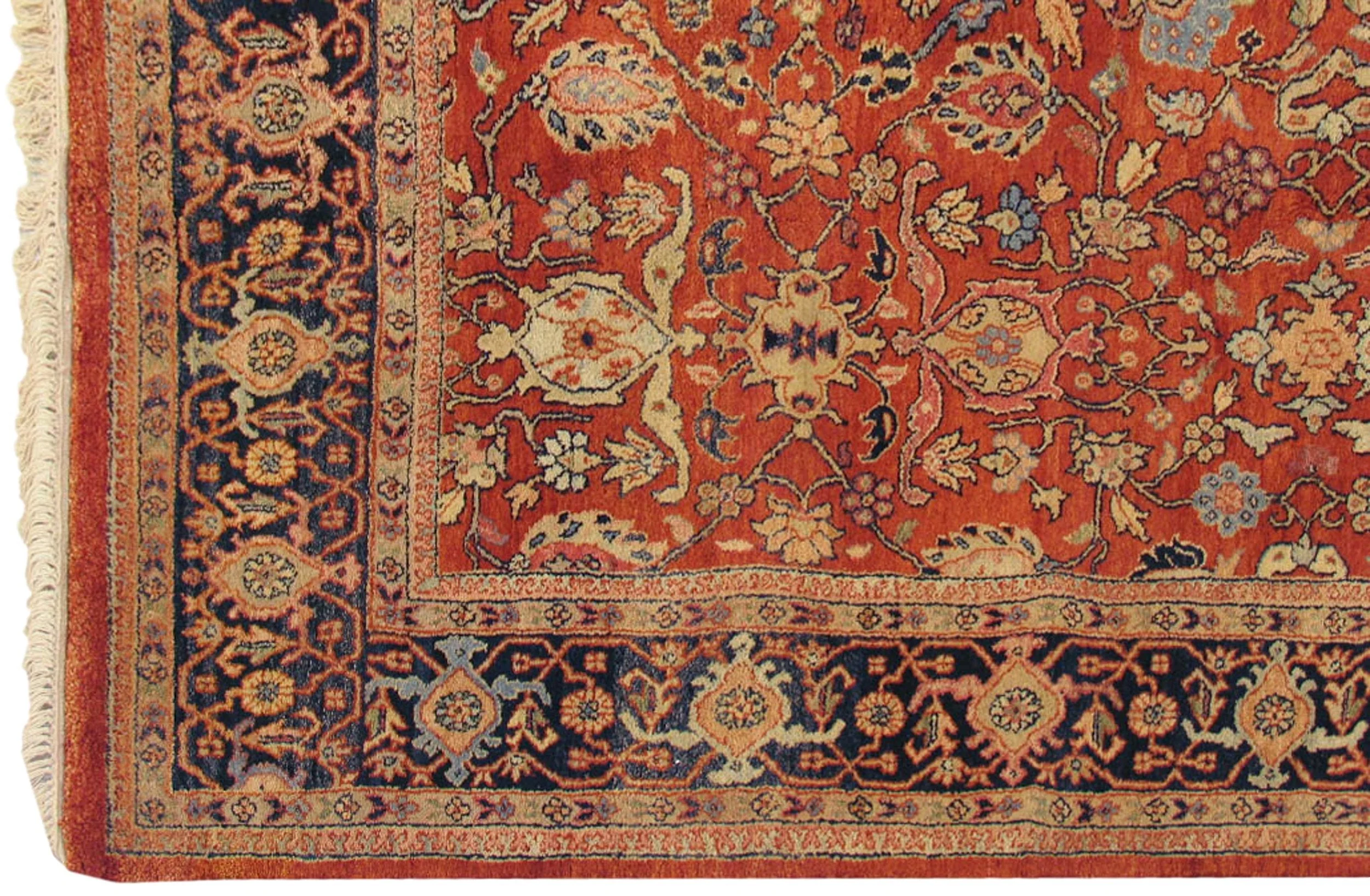8x10 Vintage Indian Mahal Design Carpet - Image 4