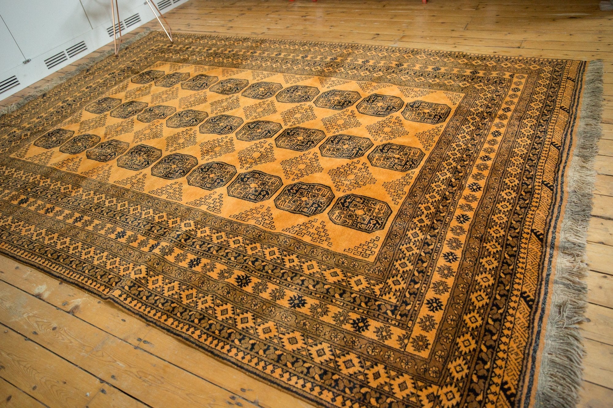 8x11.5 Vintage Daulatabad Carpet - Image 10