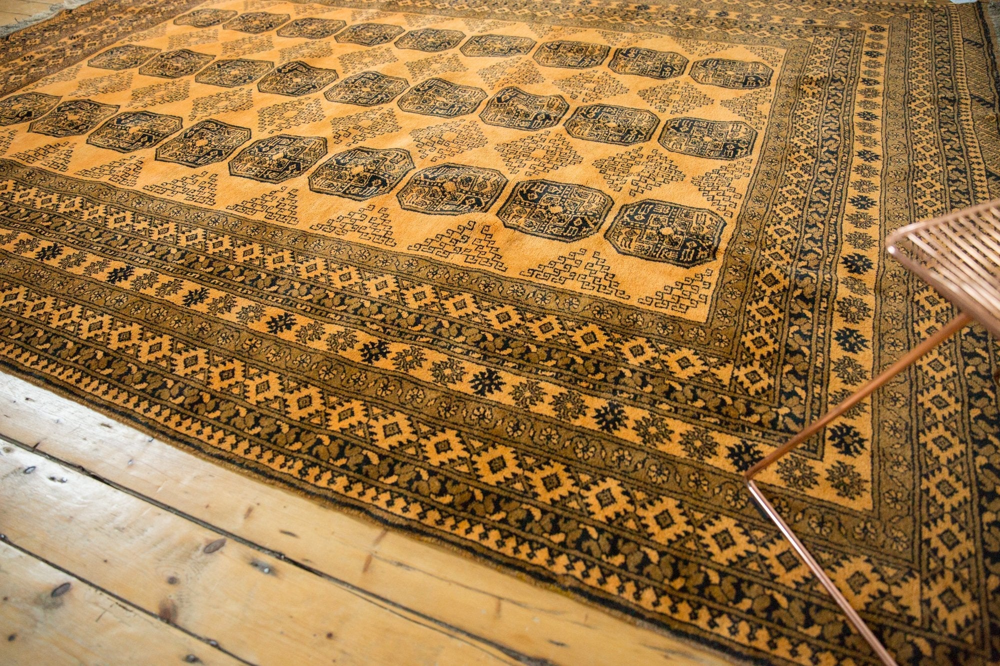 8x11.5 Vintage Daulatabad Carpet - Image 3