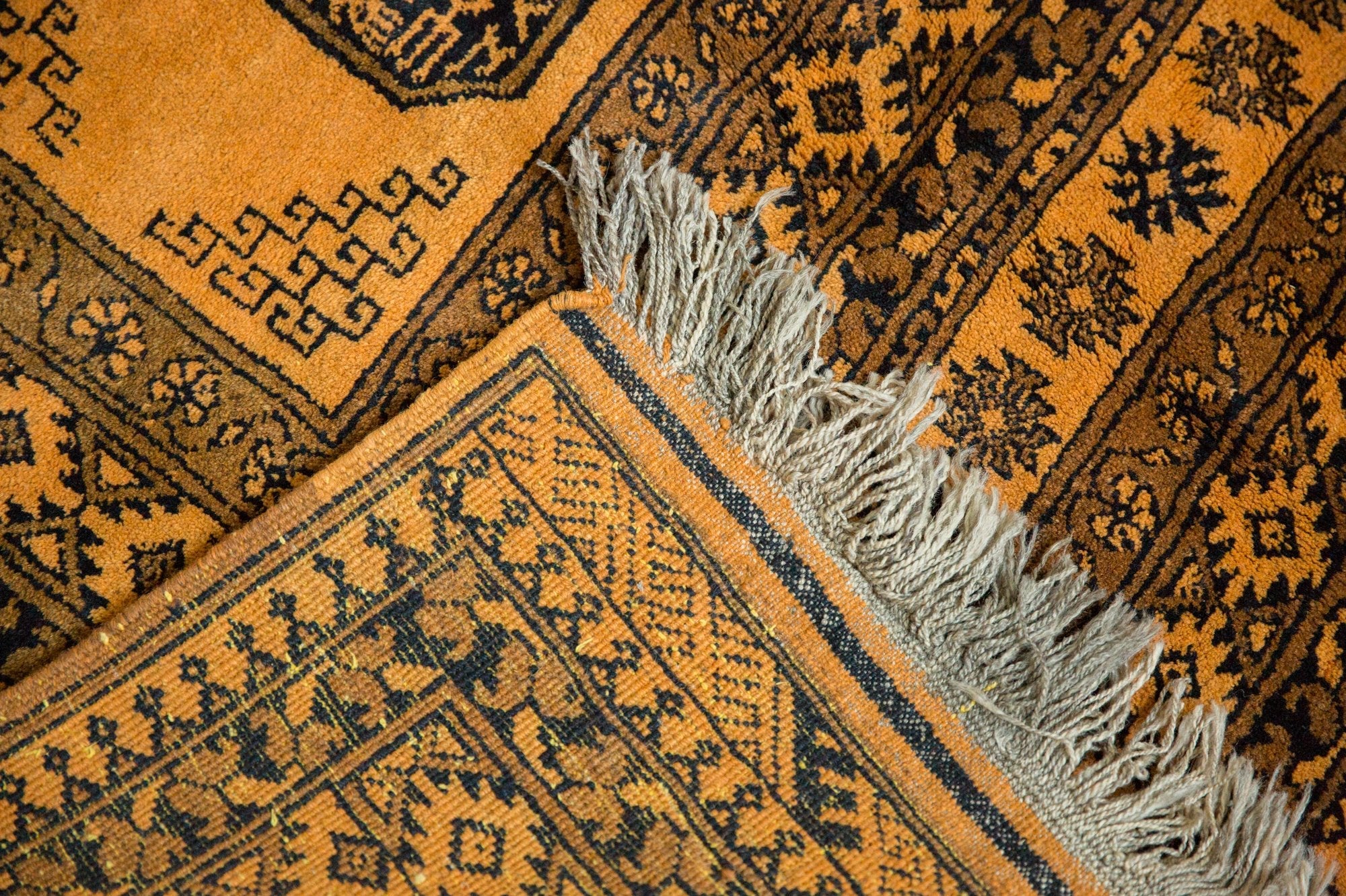 8x11.5 Vintage Daulatabad Carpet - Image 7