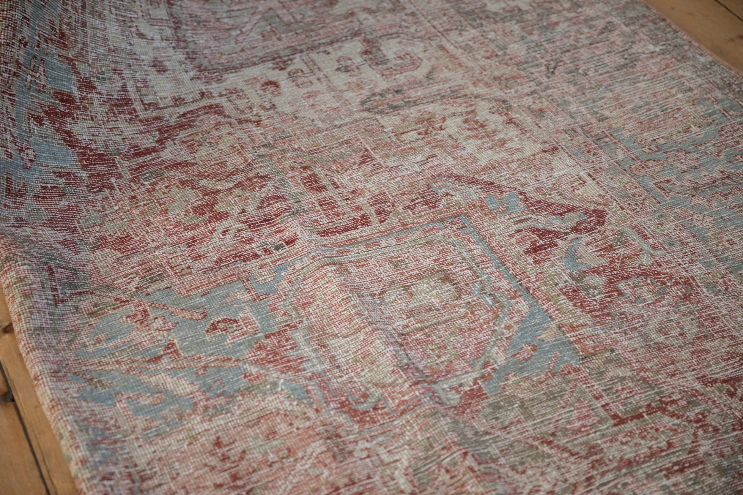 8x11.5 Vintage Distressed Heriz Carpet - Image 15