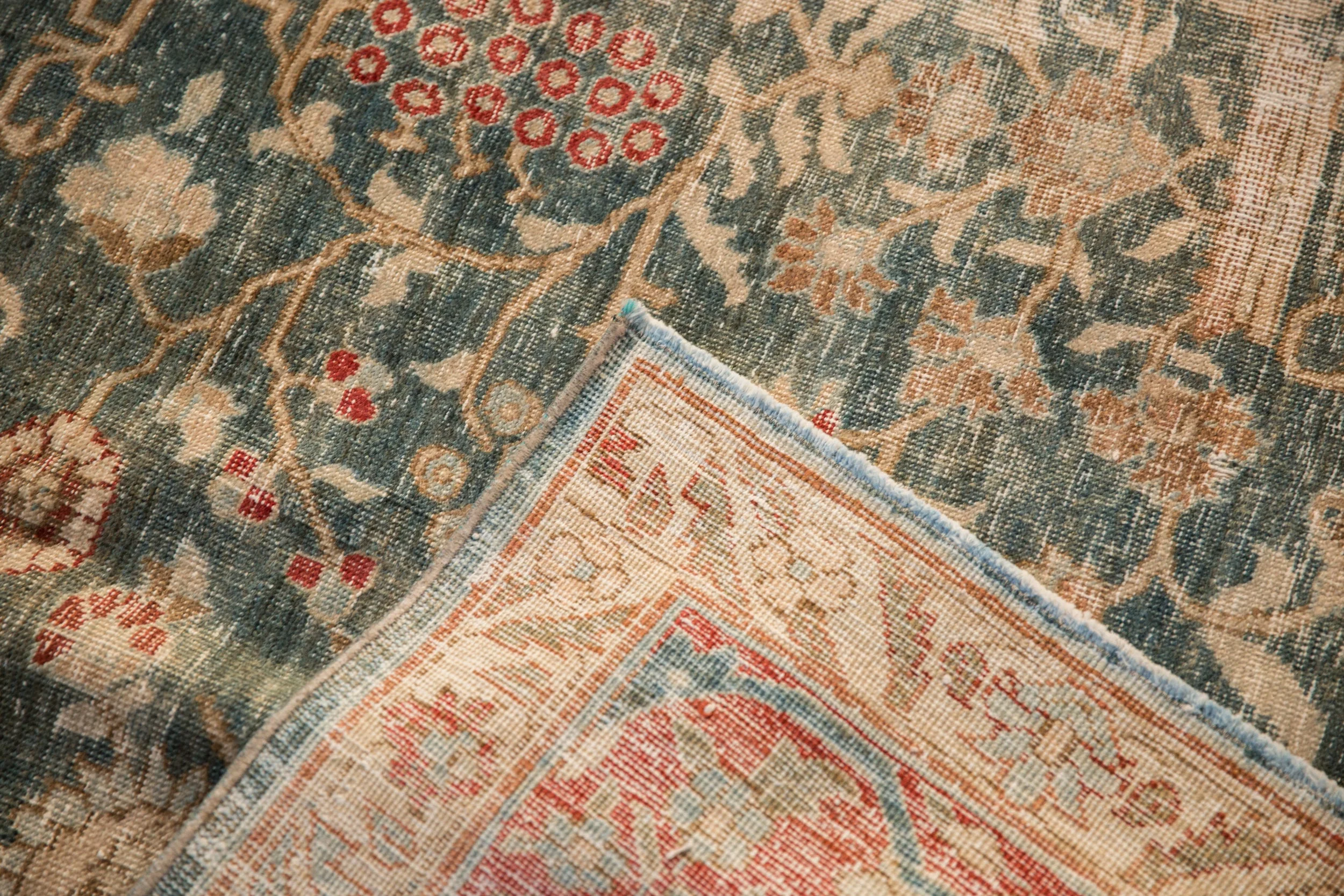8x11.5 Vintage Distressed Tabriz Carpet - Image 15