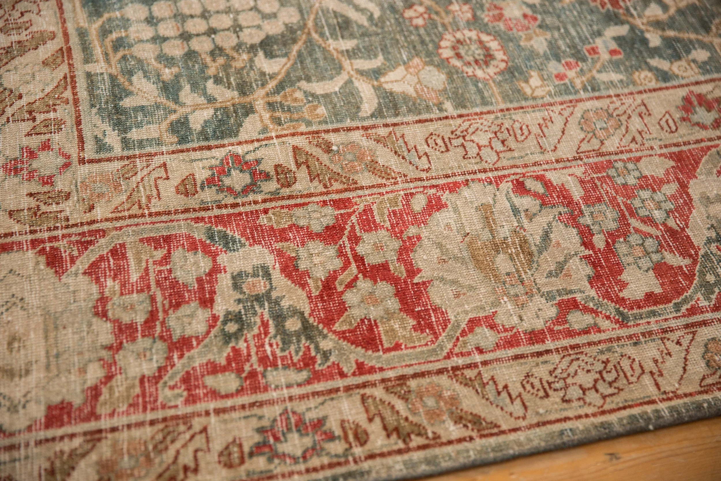 8x11.5 Vintage Distressed Tabriz Carpet - Image 7