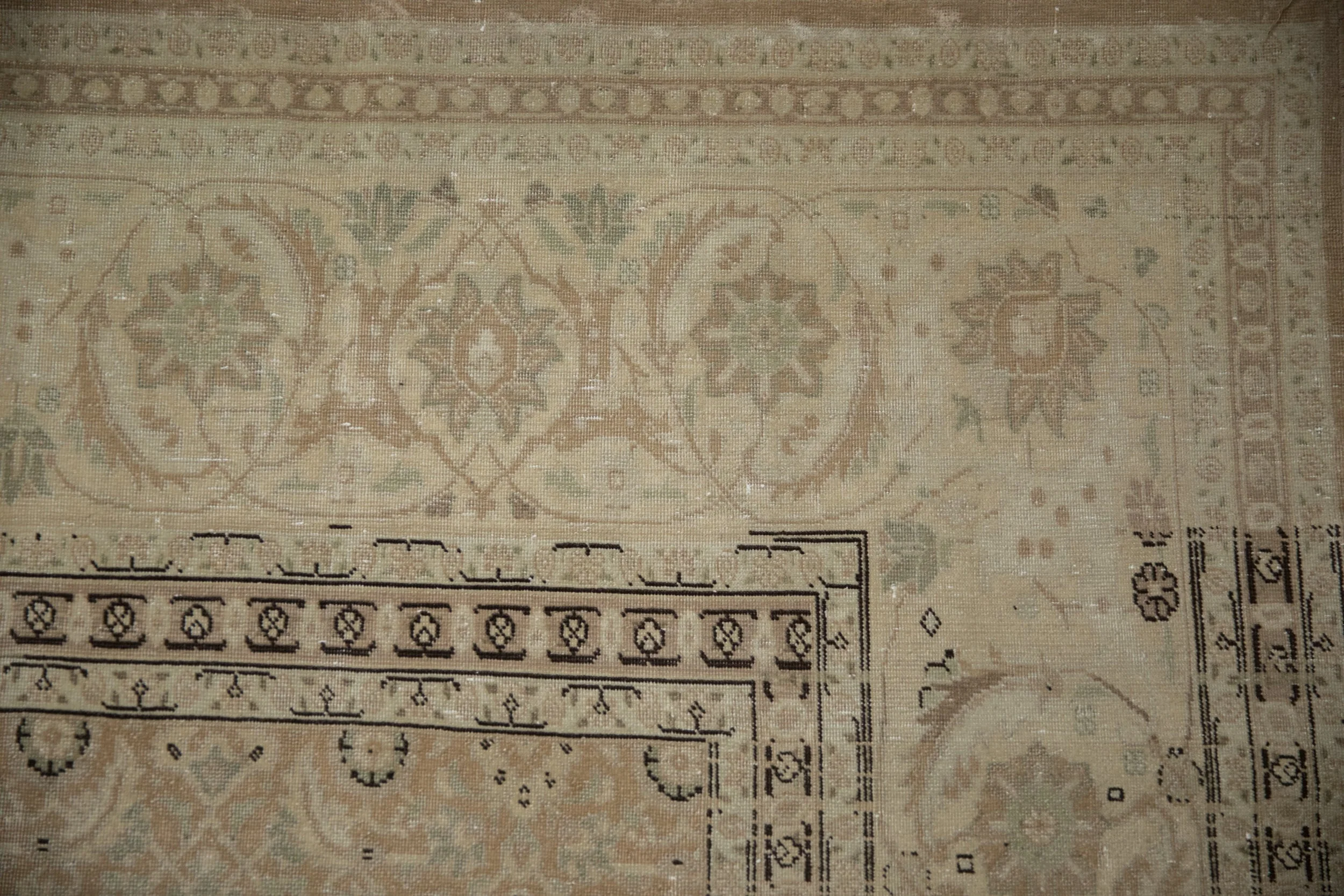 8x11.5 Vintage Distressed Tabriz Carpet - Image 3