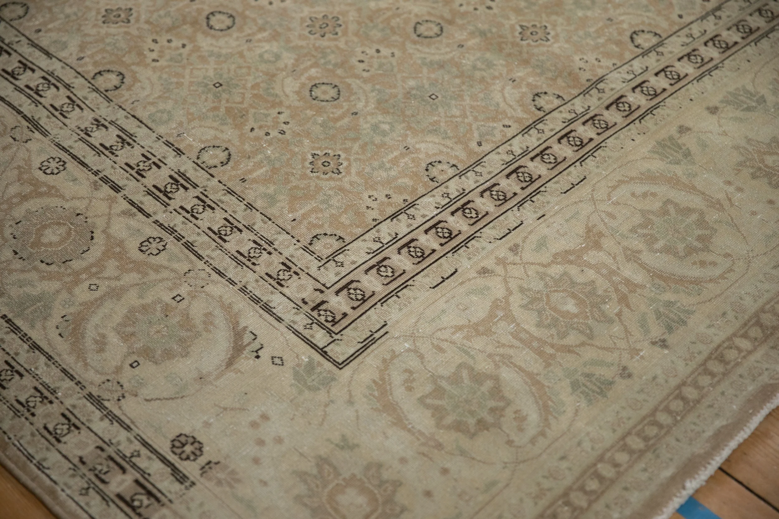 8x11.5 Vintage Distressed Tabriz Carpet - Image 5