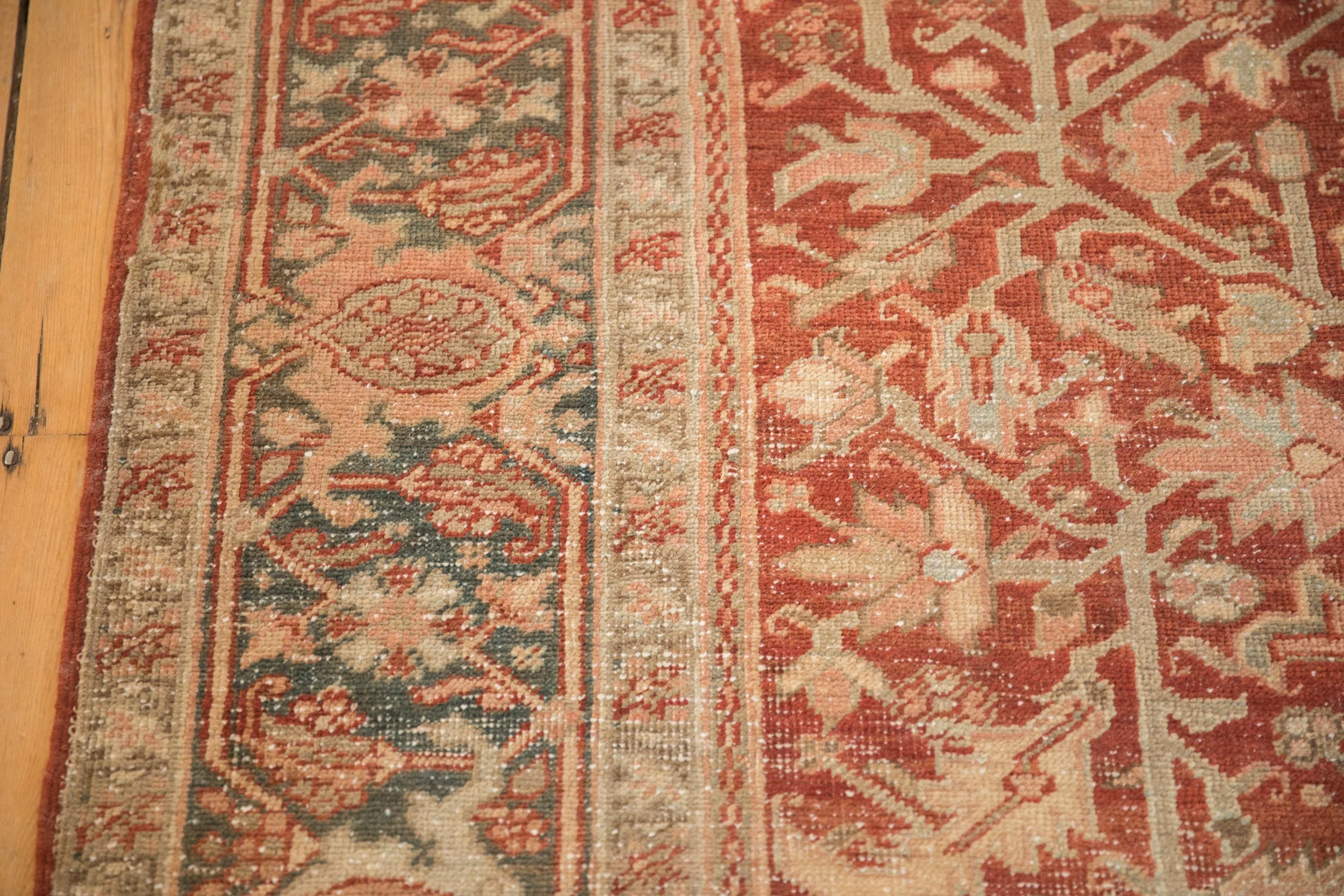 8x11.5 Vintage Fine Distressed Heriz Carpet - Image 8