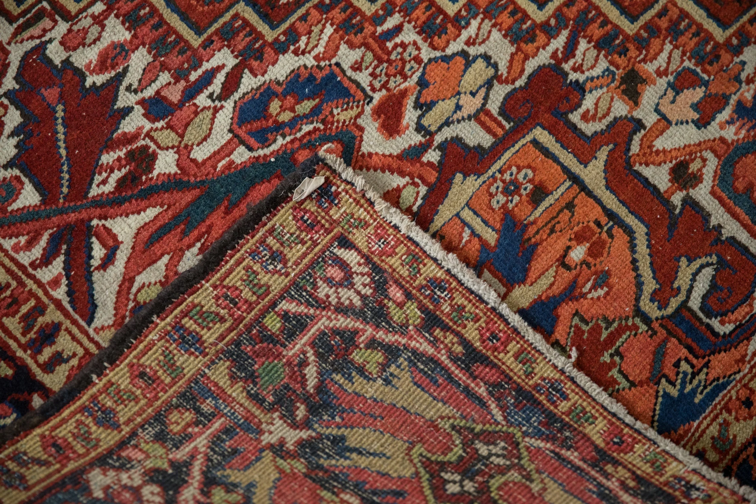 8x11.5 Vintage Heriz Carpet - Image 13
