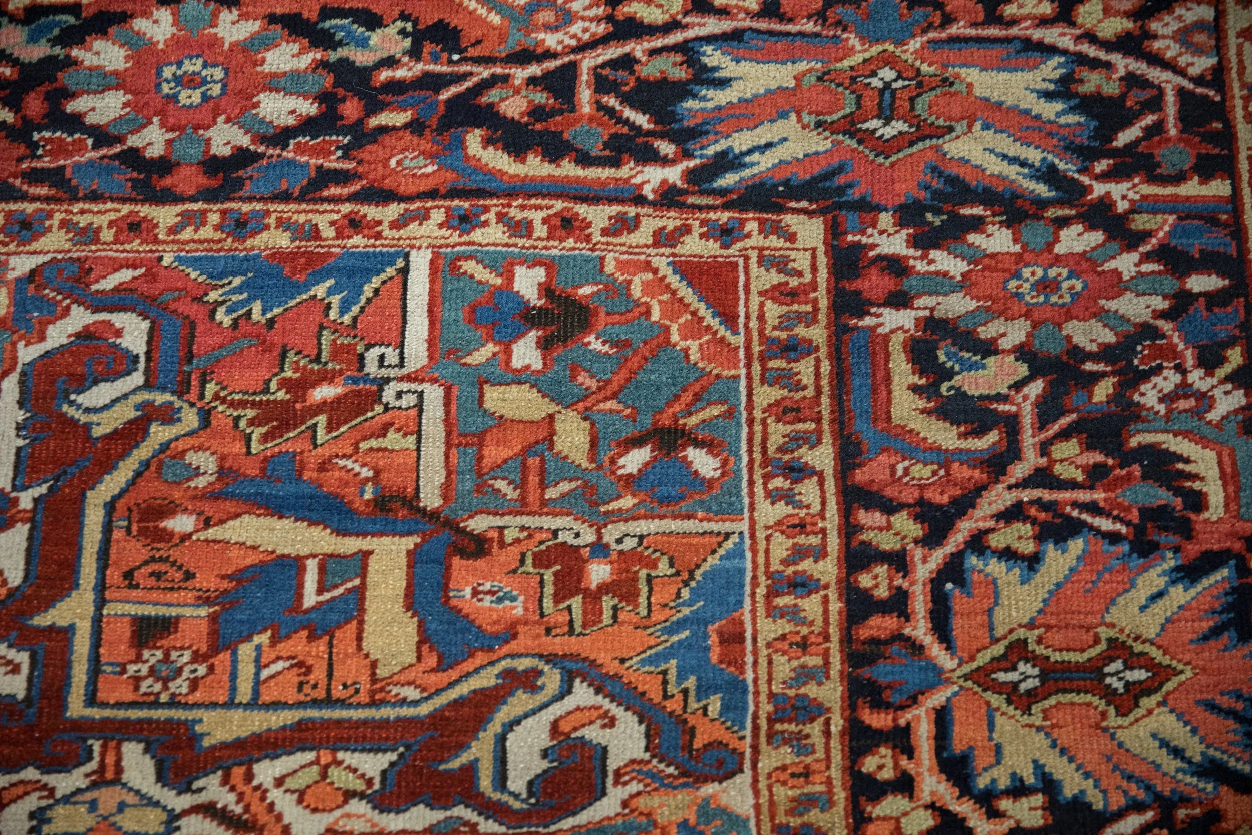 8x11.5 Vintage Heriz Carpet - Image 3