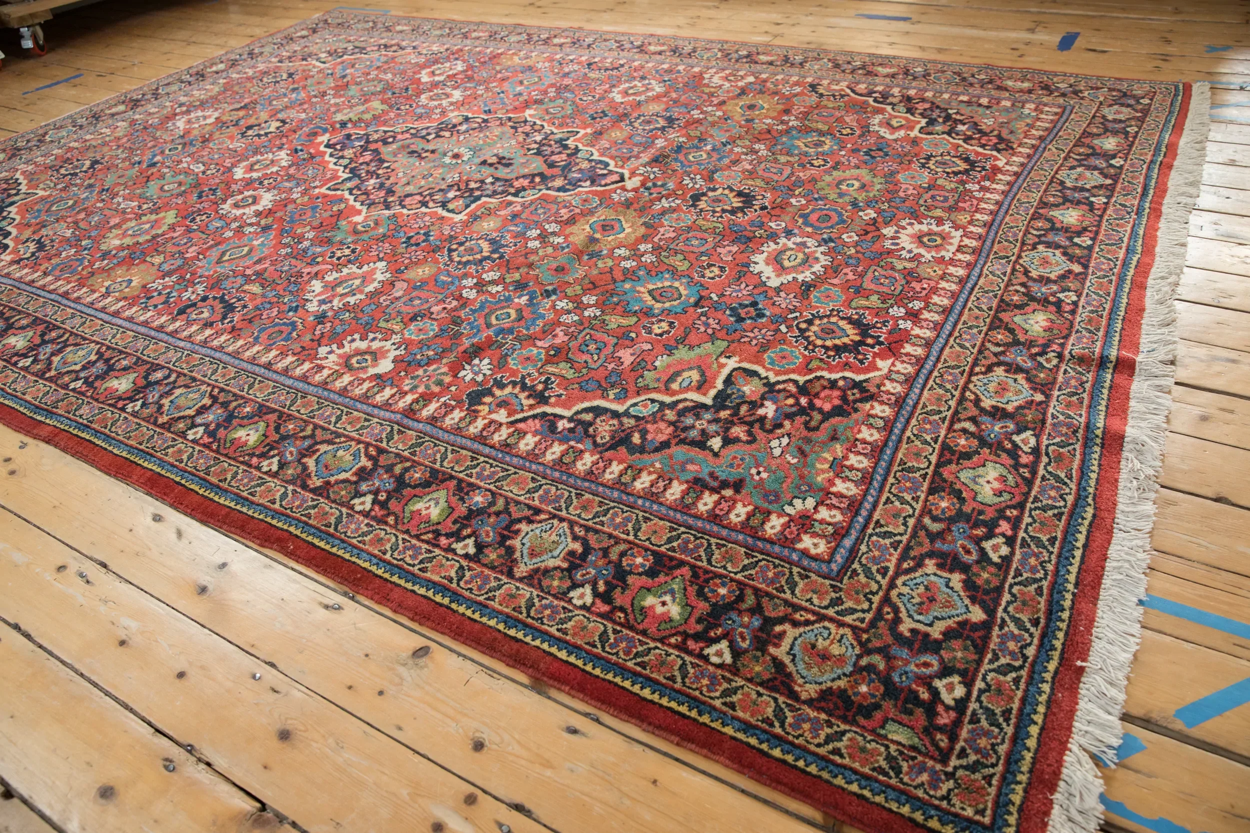 8x11.5 Vintage Mahal Carpet - Image 8