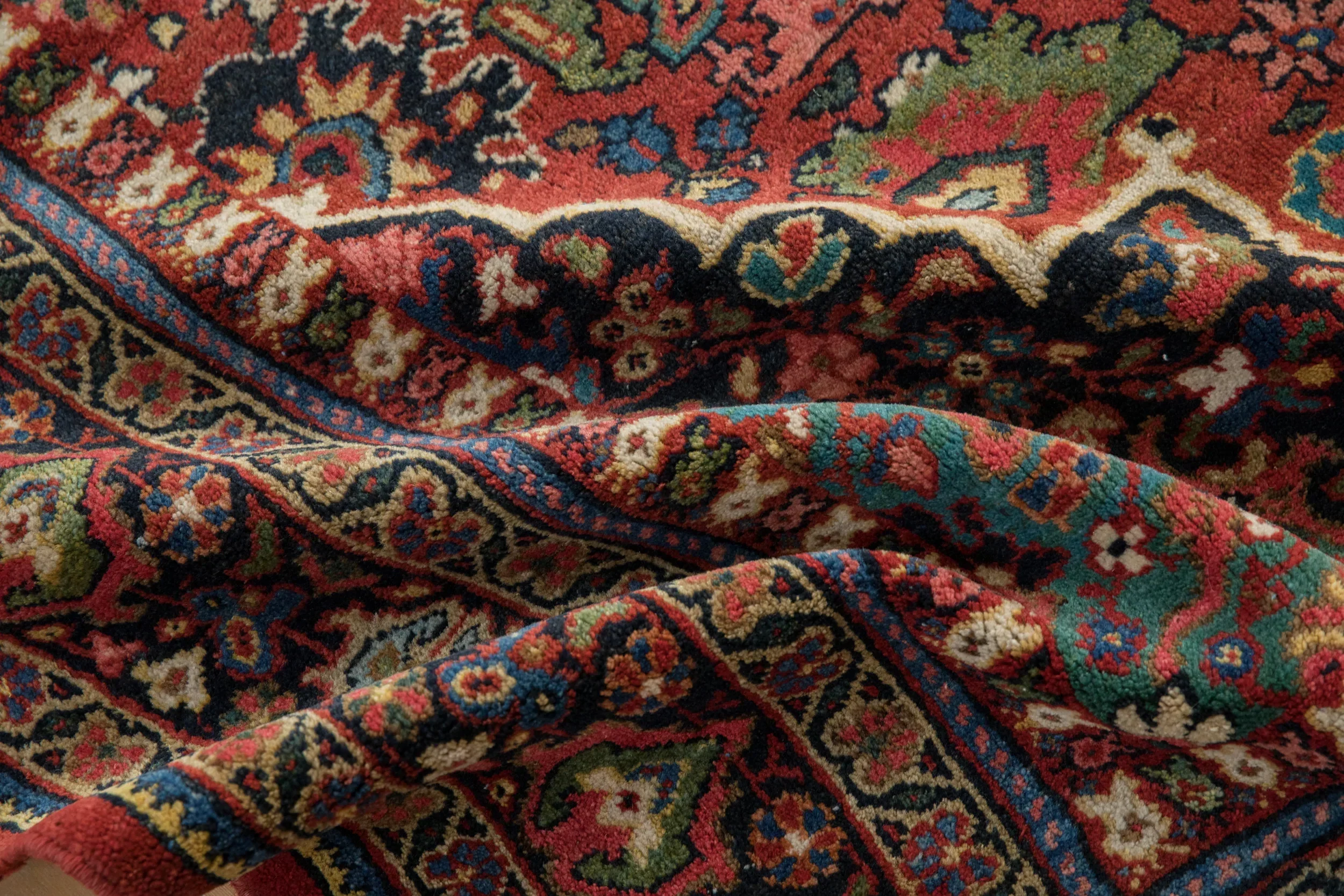 8x11.5 Vintage Mahal Carpet - Image 9