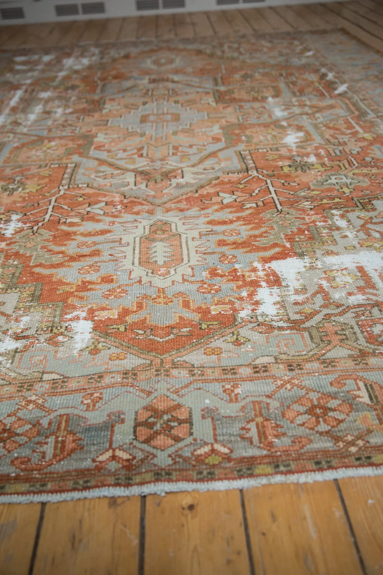 8x11 Antique Distressed Karaja Carpet - Image 12