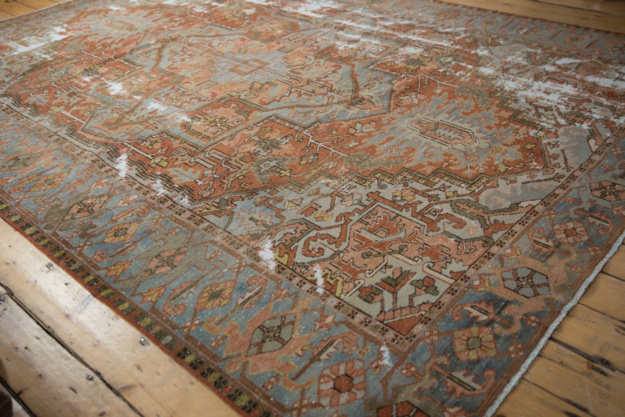8x11 Antique Distressed Karaja Carpet - Image 3