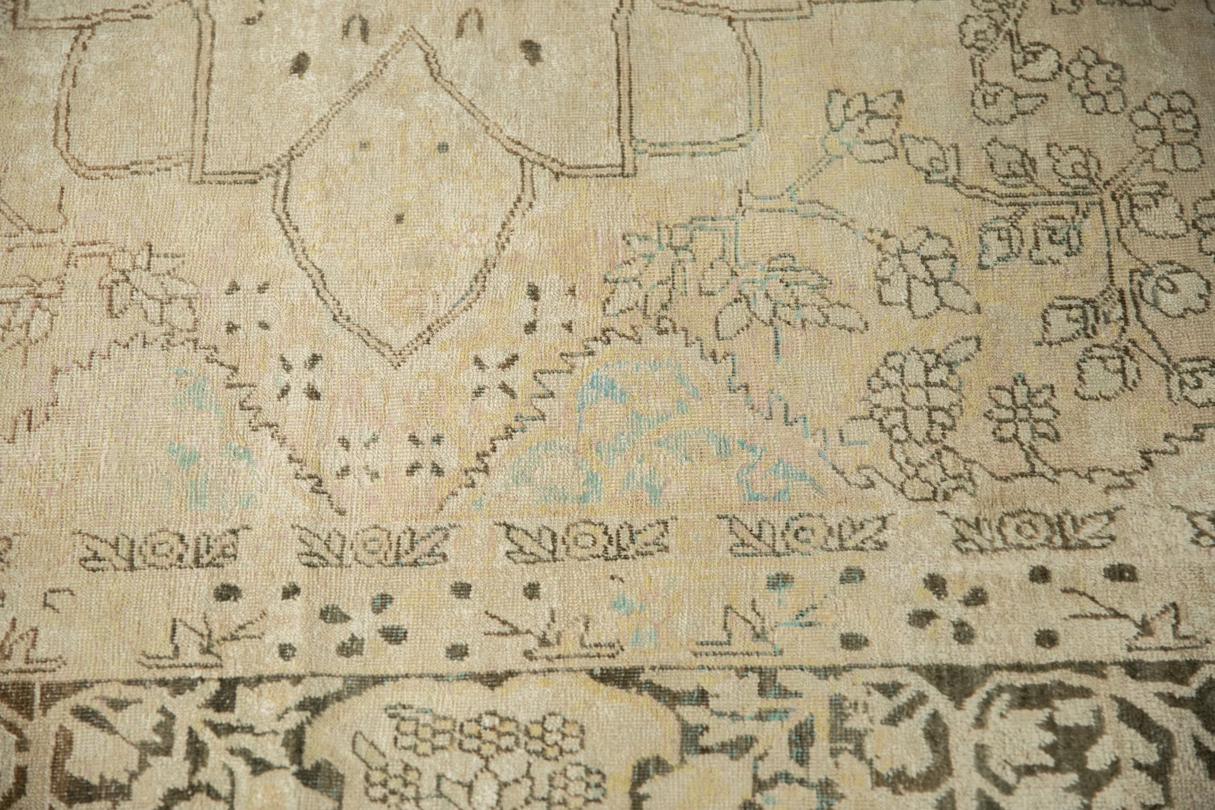 8x11 Antique Distressed Kerman Carpet - Image 7
