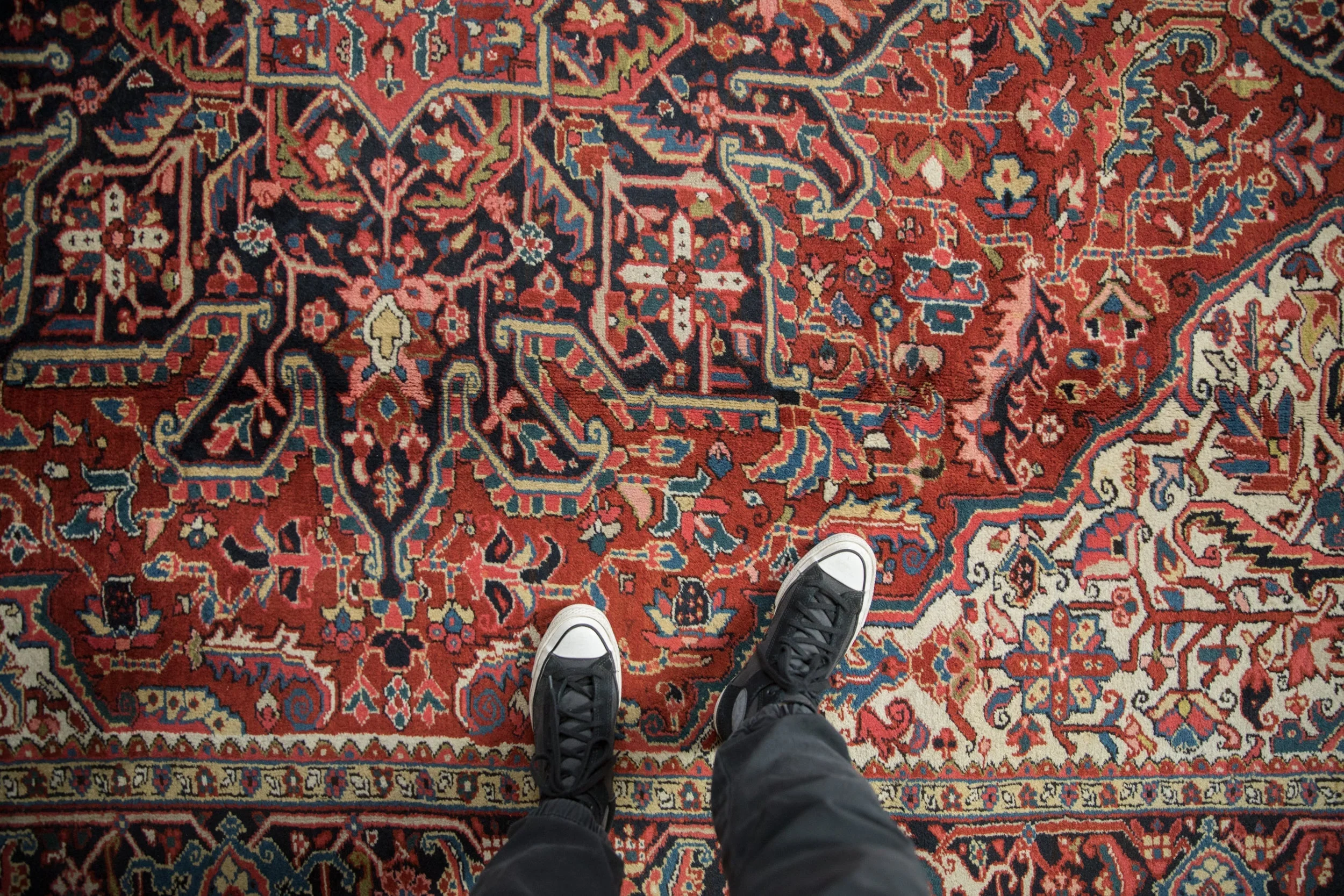 8x11 Vintage Ahar Carpet - Image 2