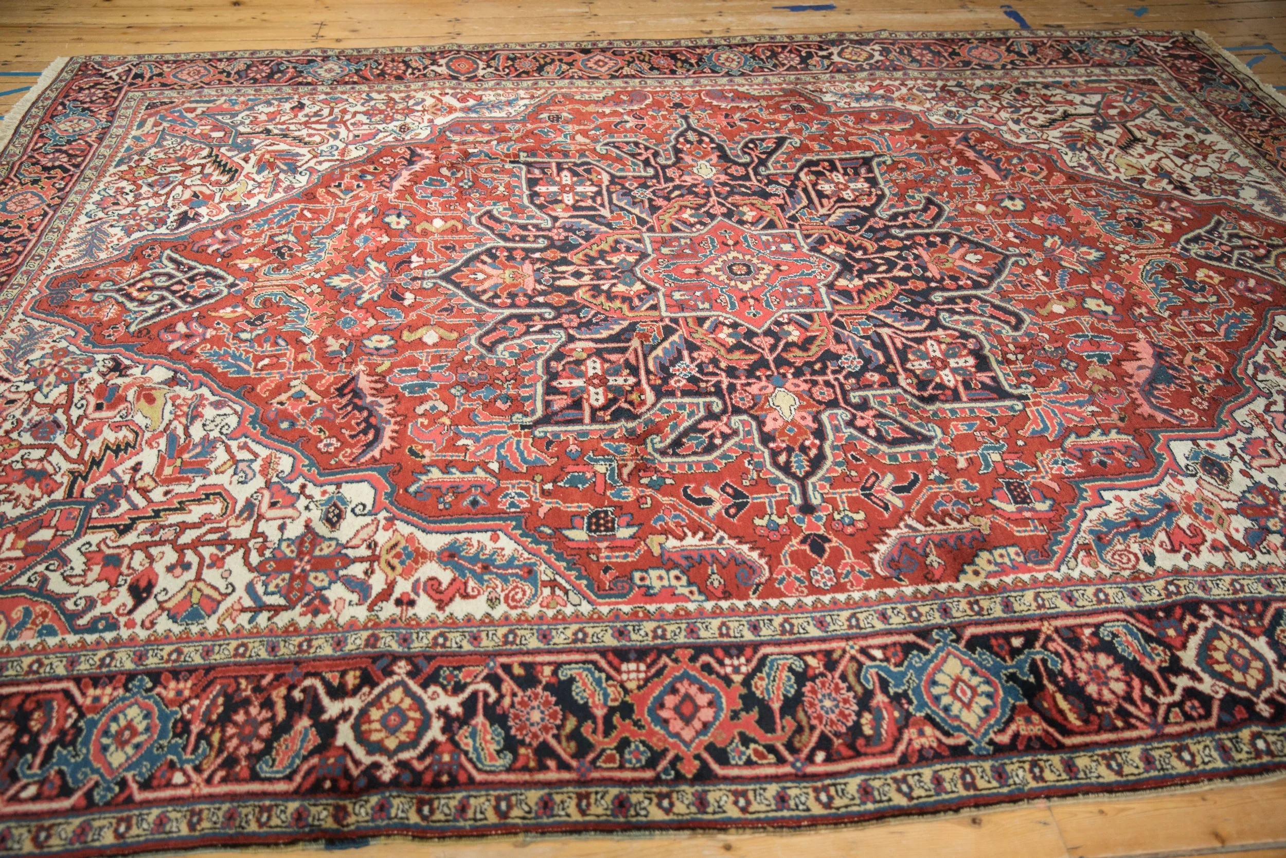 8x11 Vintage Ahar Carpet - Image 7