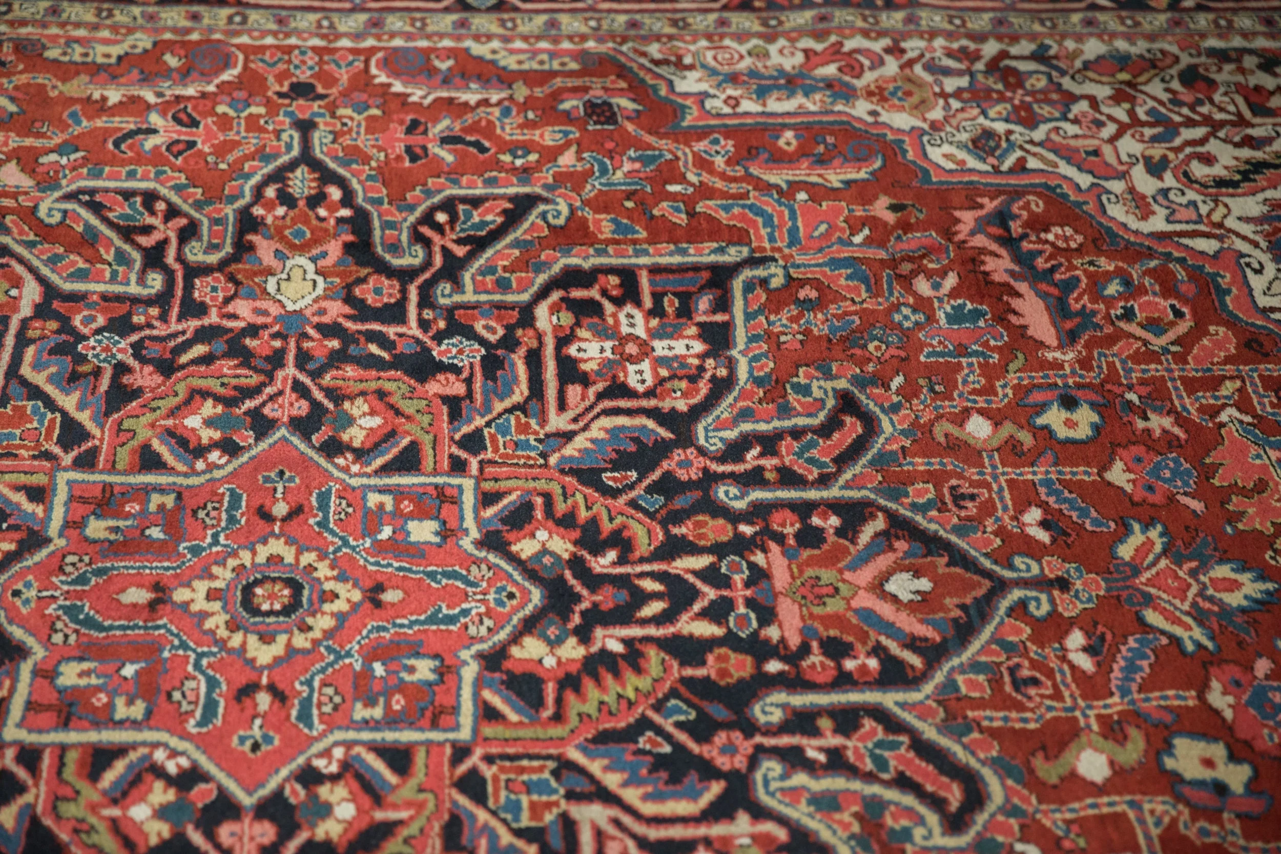 8x11 Vintage Ahar Carpet - Image 8