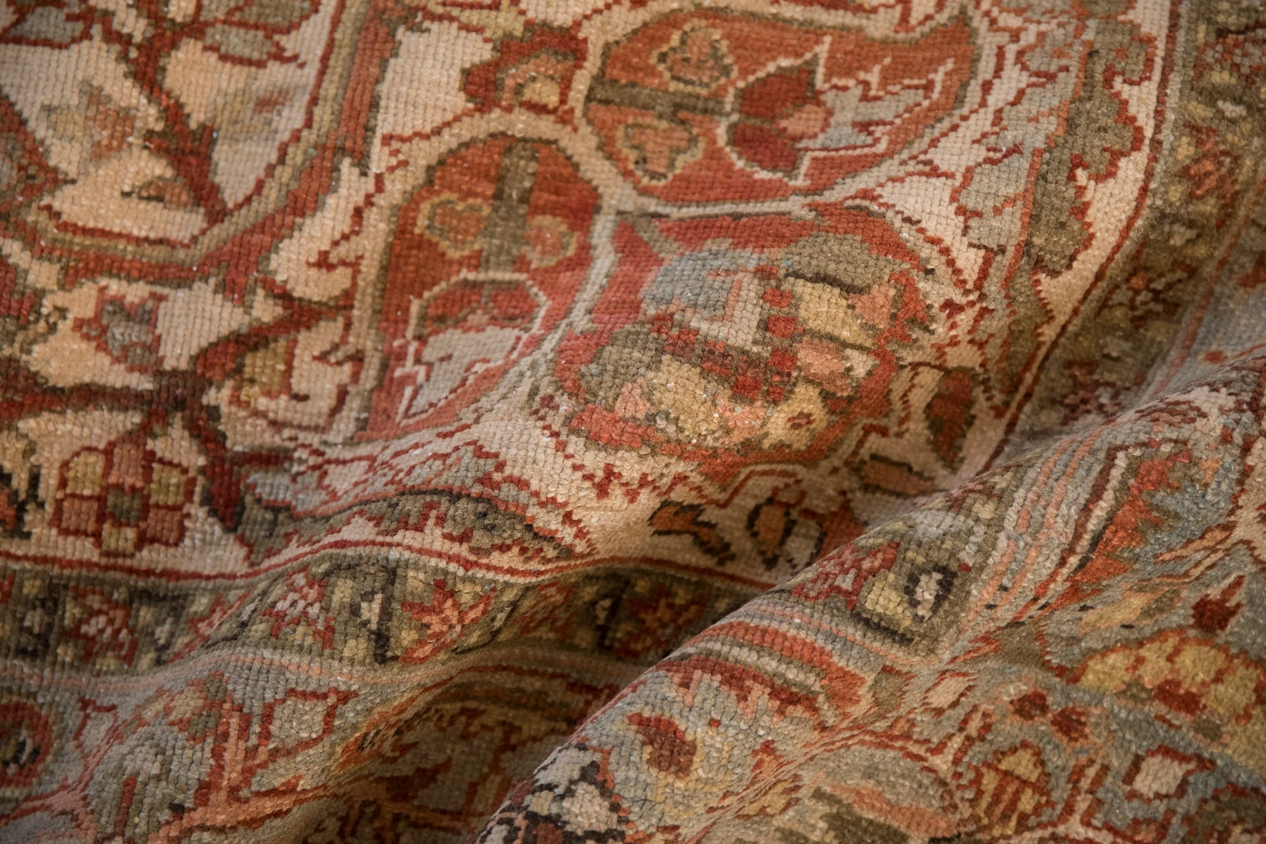 8x11 Vintage Distressed Ahar Carpet - Image 12